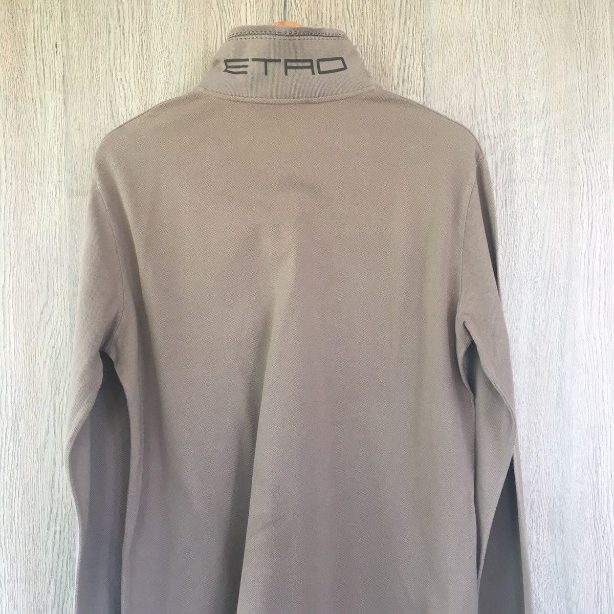 Etro Classic Etro Long Sleeve Polo Shirt Size US L / EU 52-54 / 3 - 6 Thumbnail