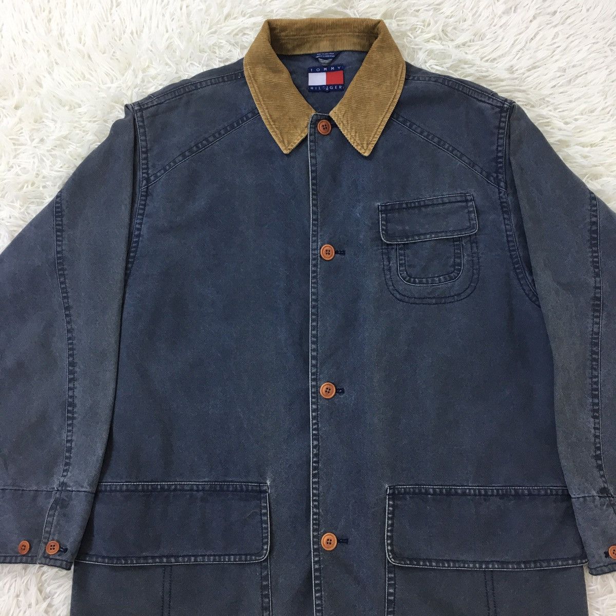 Tommy Hilfiger × Vintage Tommy Hilfiger Oversize Workers Size US L / EU 52-54 / 3 - 4 Thumbnail