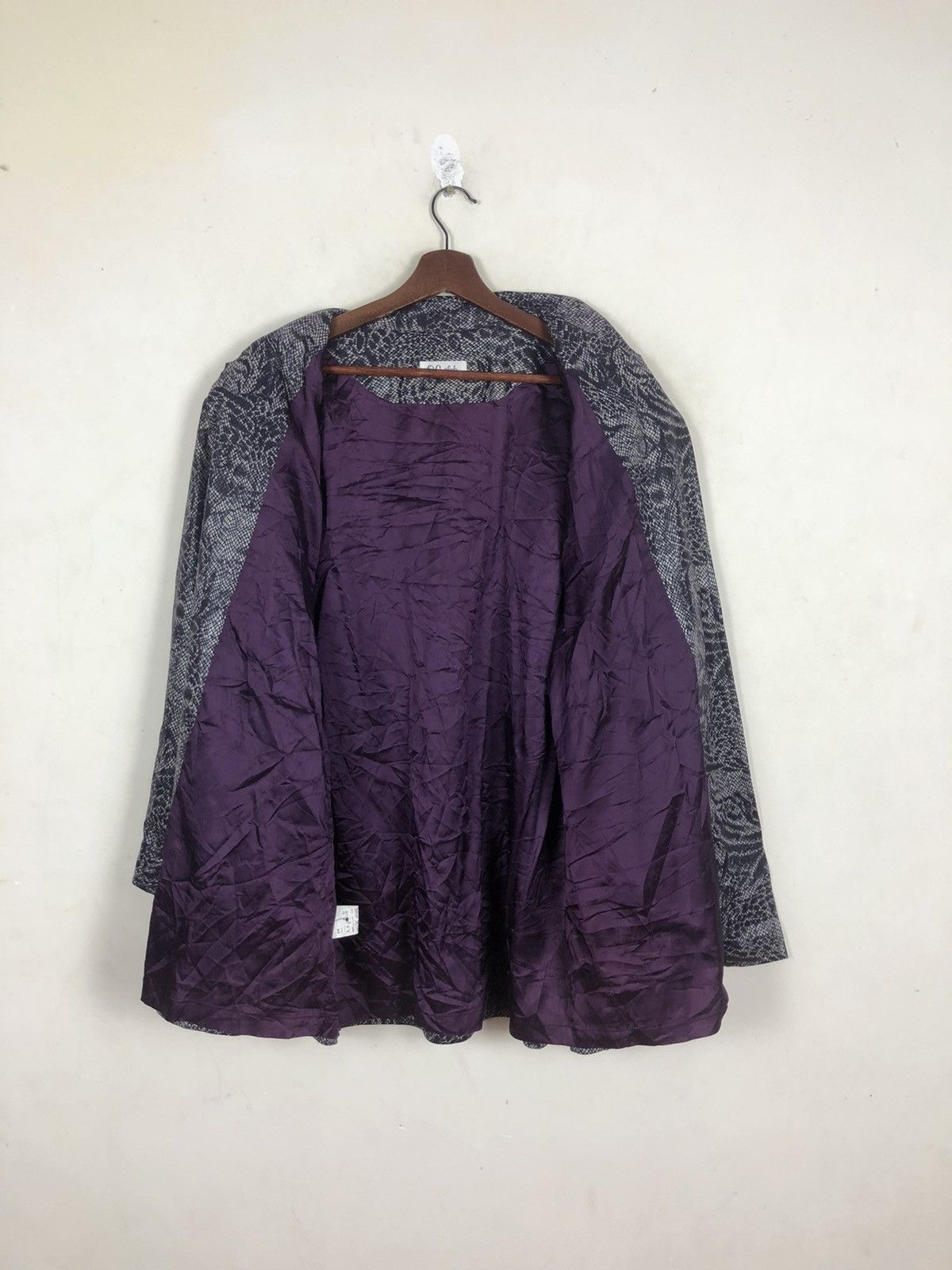Japanese Brand × Vintage Vintage Koizumi Overprinted Leopard Long Jacket M-L Size US L / EU 52-54 / 3 - 9 Thumbnail