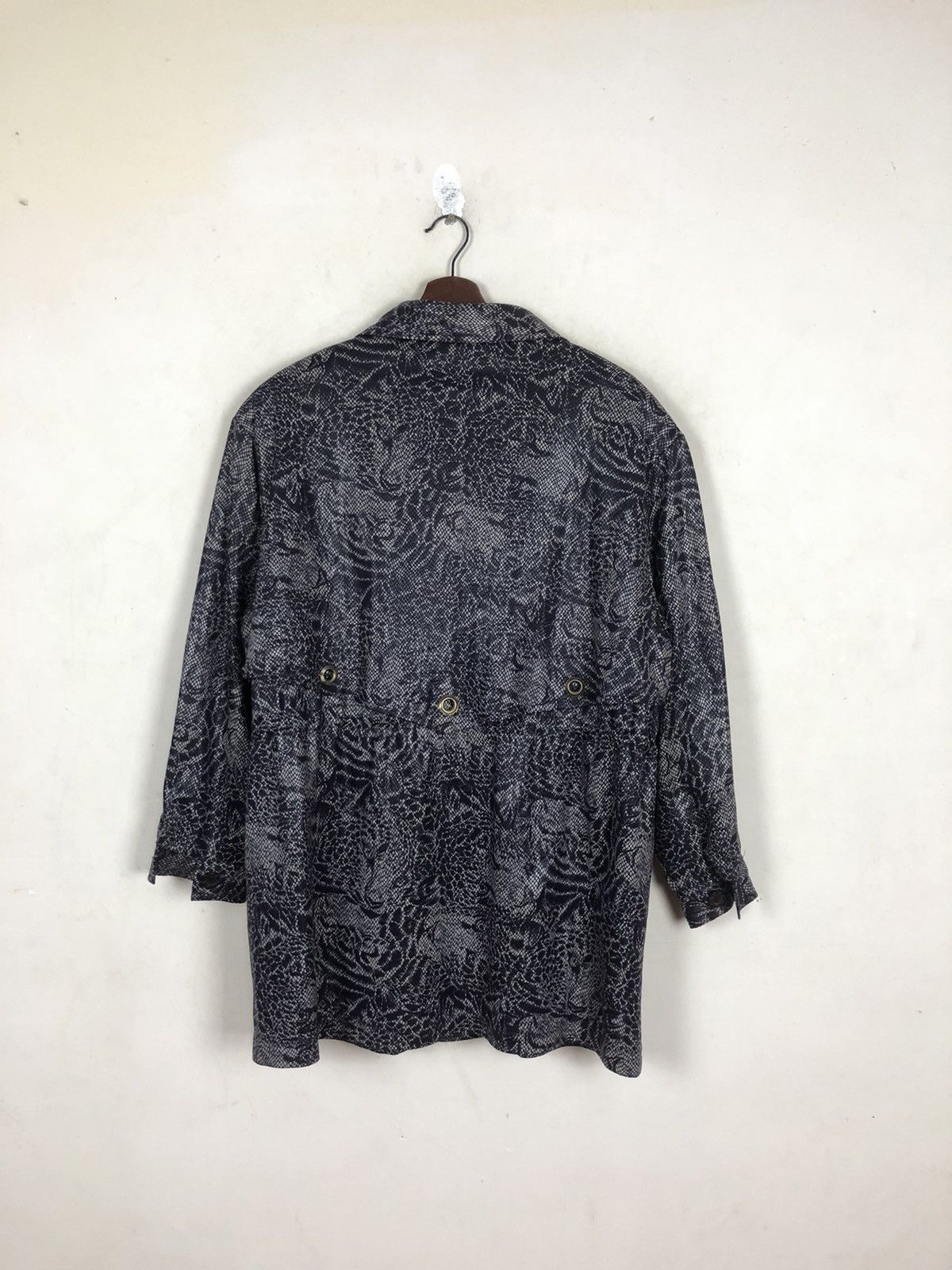 Japanese Brand × Vintage Vintage Koizumi Overprinted Leopard Long Jacket M-L Size US L / EU 52-54 / 3 - 6 Thumbnail
