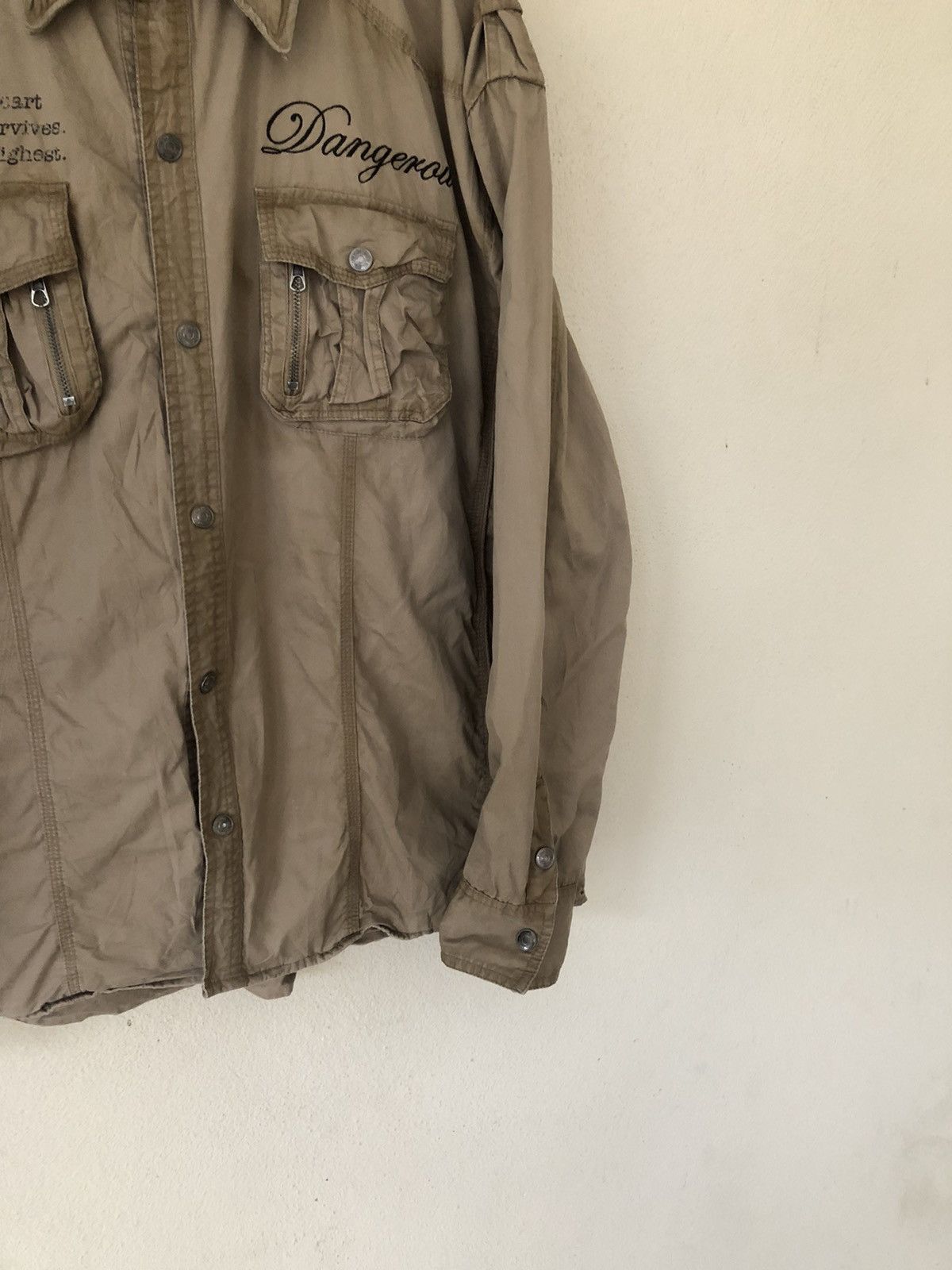 In The Attic × Japanese Brand In The Attic with The Lights Out Military Jacket Size US XXL / EU 58 / 5 - 6 Thumbnail
