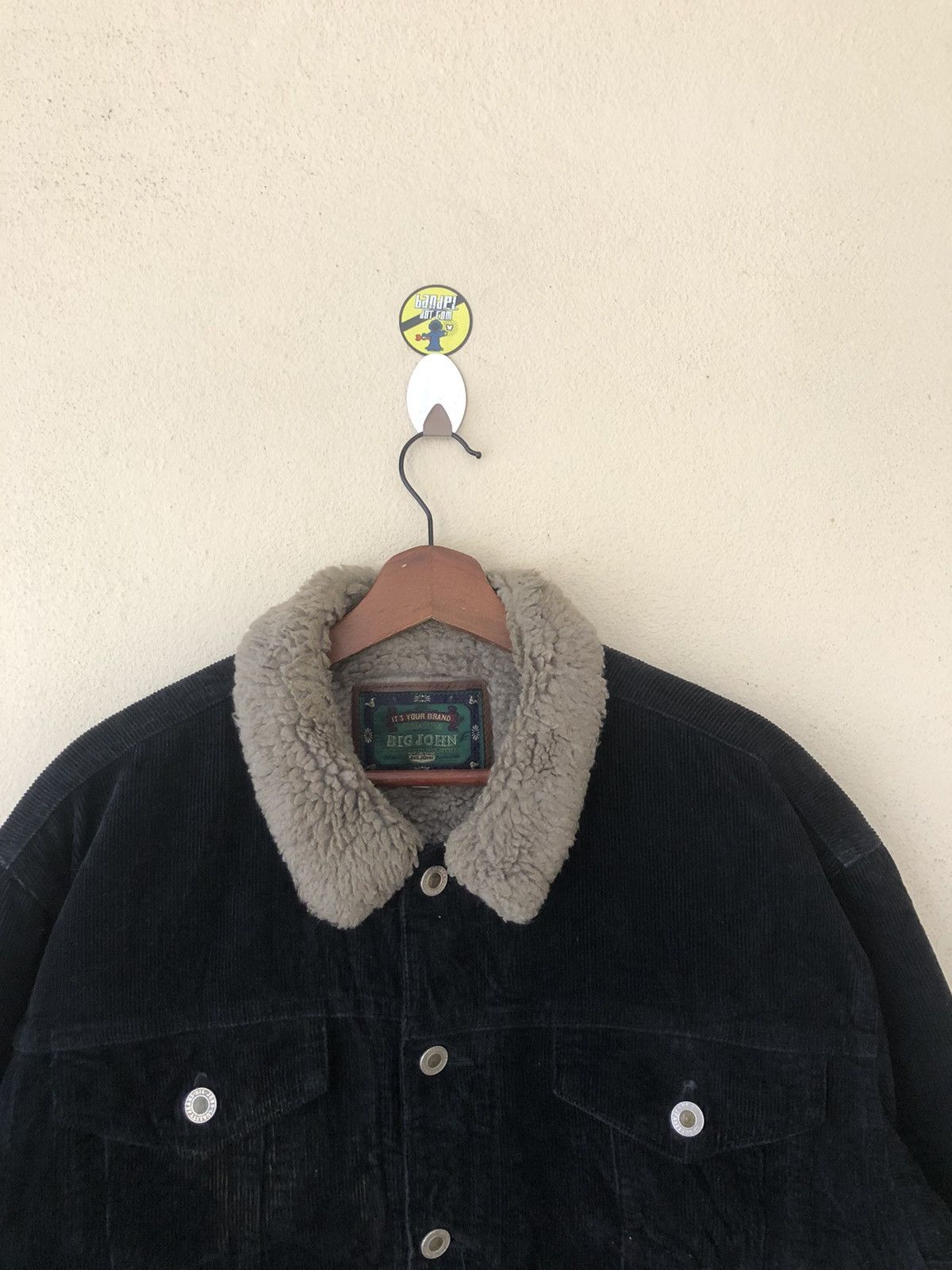Big John Vintage Big John Corduroy Bomber Black Jacket Size US M / EU 48-50 / 2 - 3 Thumbnail