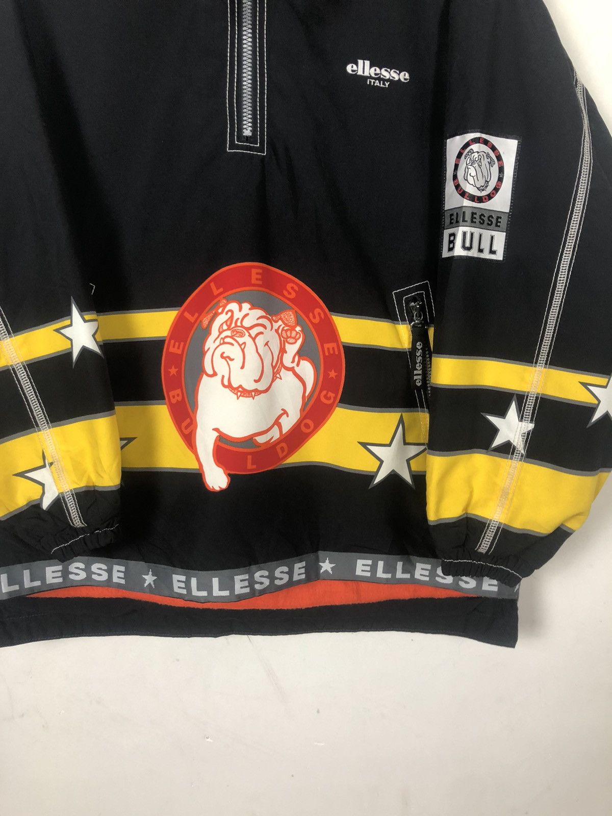 Ellesse Vintage Ellesse Bull Dog Logos Anorak Jacket Size US L / EU 52-54 / 3 - 11 Thumbnail