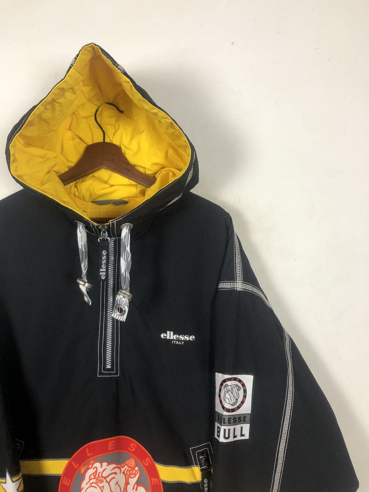 Ellesse Vintage Ellesse Bull Dog Logos Anorak Jacket Size US L / EU 52-54 / 3 - 10 Thumbnail