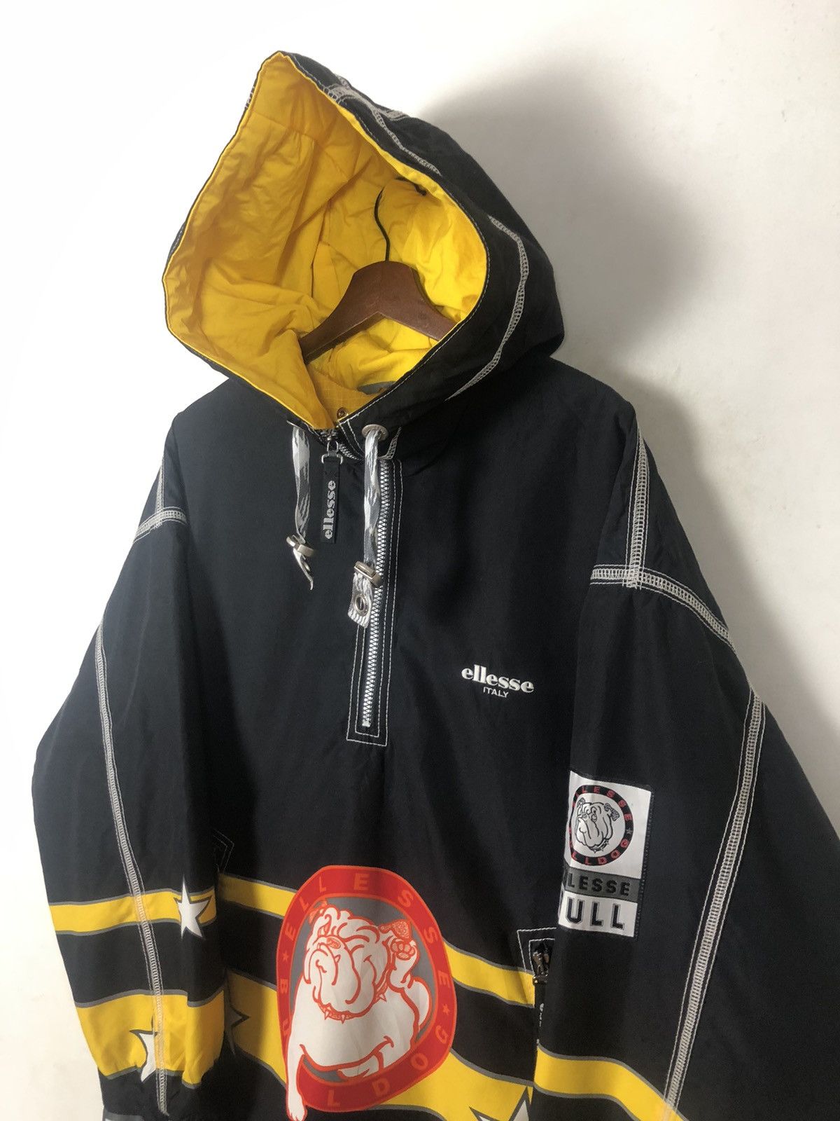 Ellesse Vintage Ellesse Bull Dog Logos Anorak Jacket Size US L / EU 52-54 / 3 - 5 Thumbnail