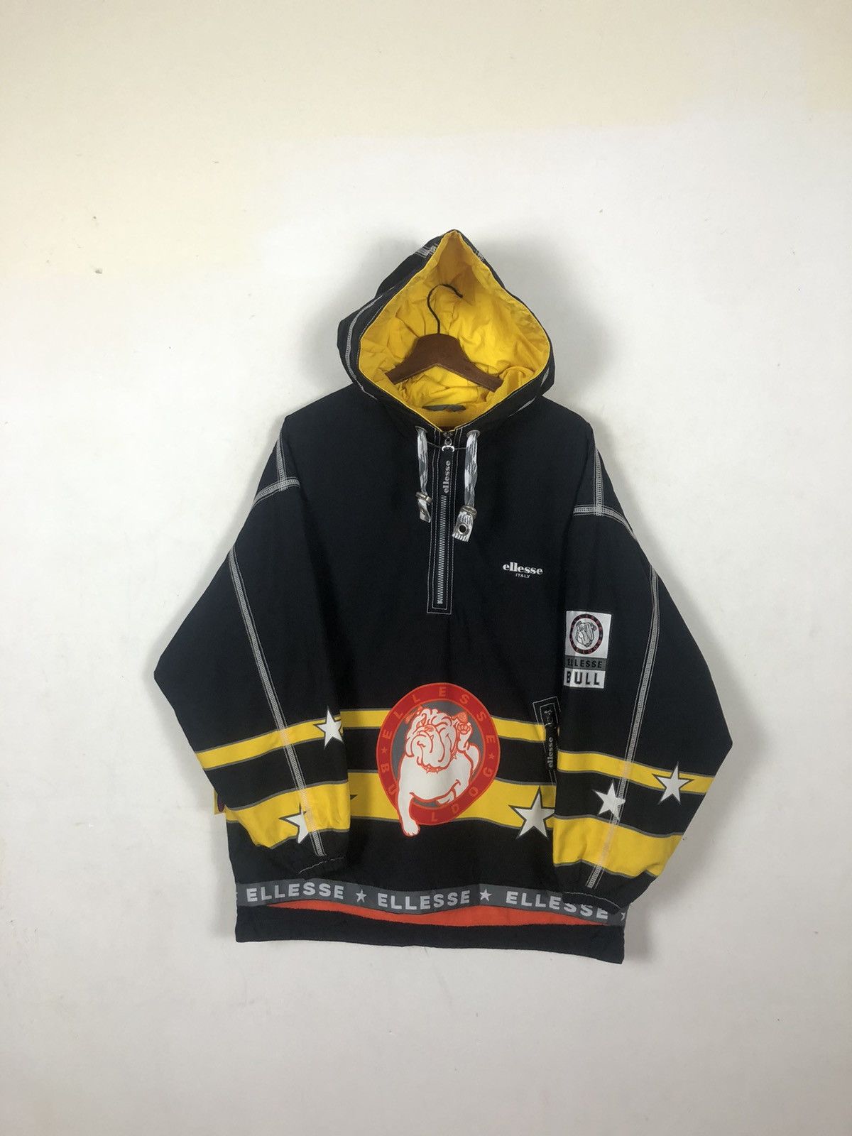 Ellesse Vintage Ellesse Bull Dog Logos Anorak Jacket Size US L / EU 52-54 / 3 - 6 Thumbnail