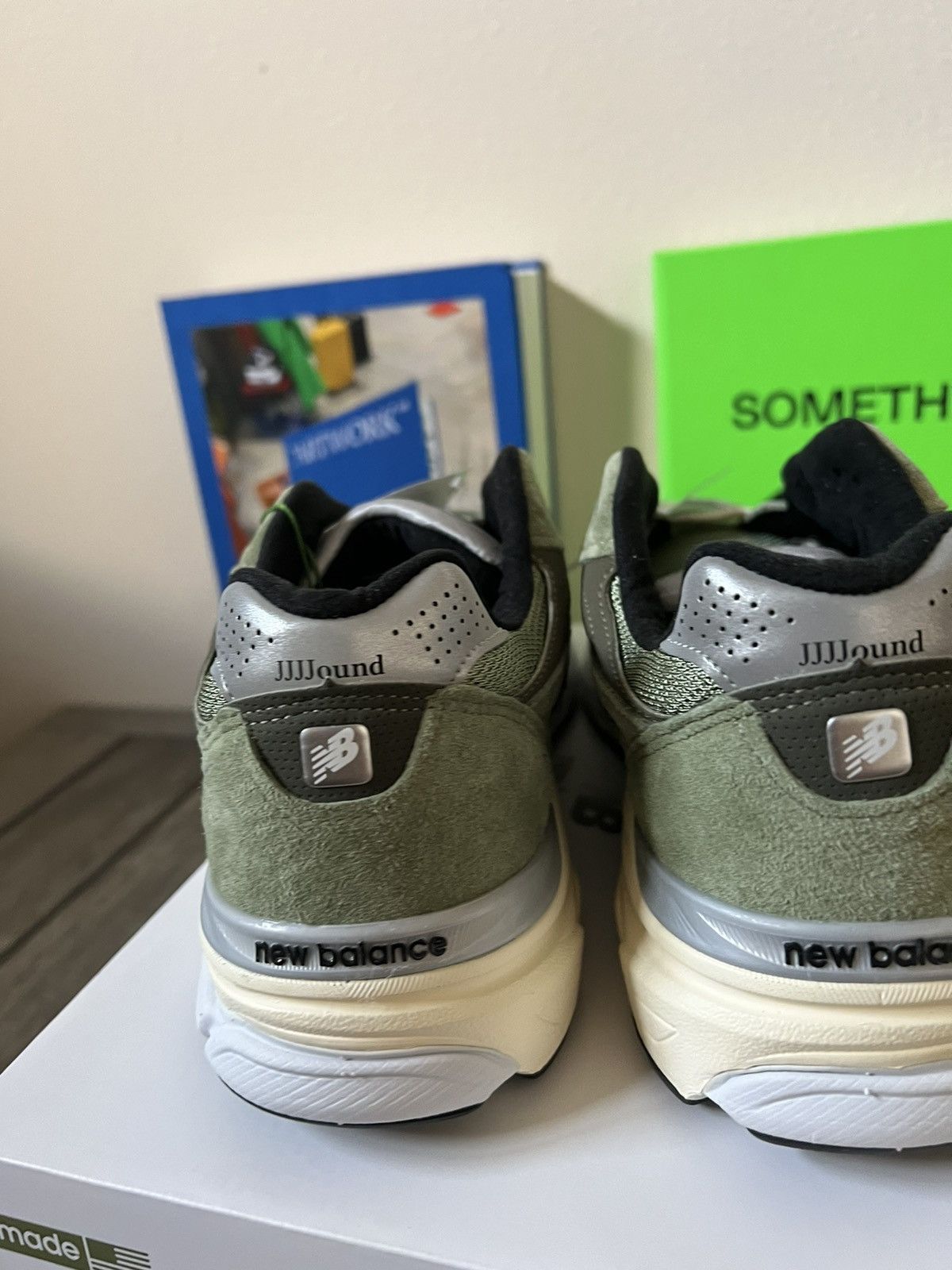 JJJJound × New Balance New Balance 990v3 JJJJOUND Olive Size US 13 / EU 46 - 6 Thumbnail