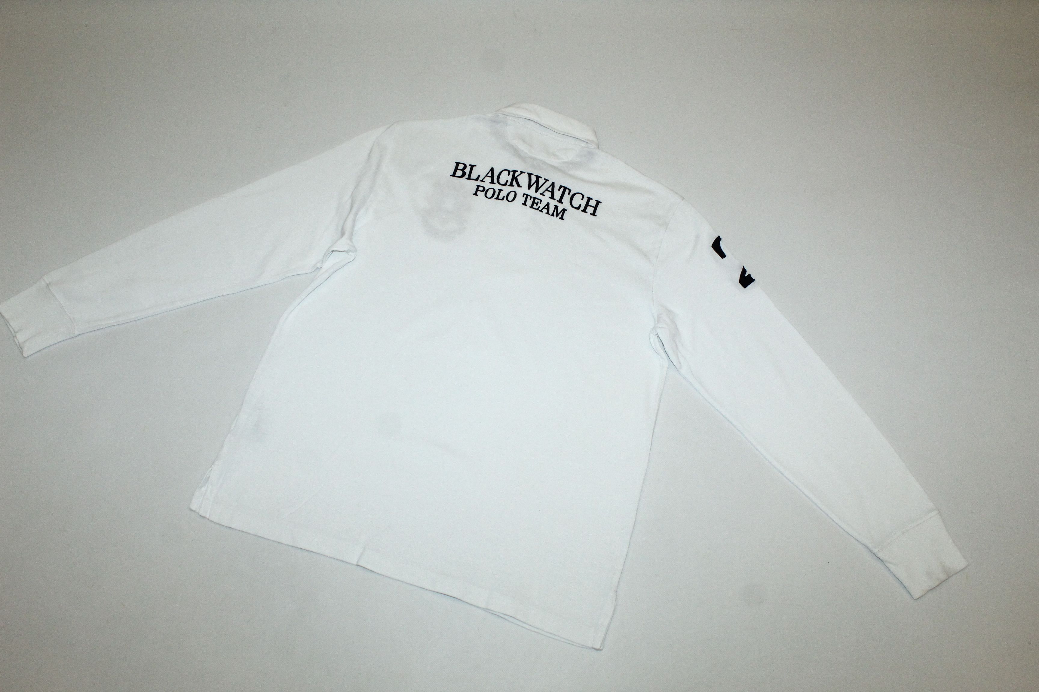 Polo Ralph Lauren VTG🔥 Polo Ralph Lauren Blackwatch Team L/S Shirt Size US XL / EU 56 / 4 - 3 Thumbnail