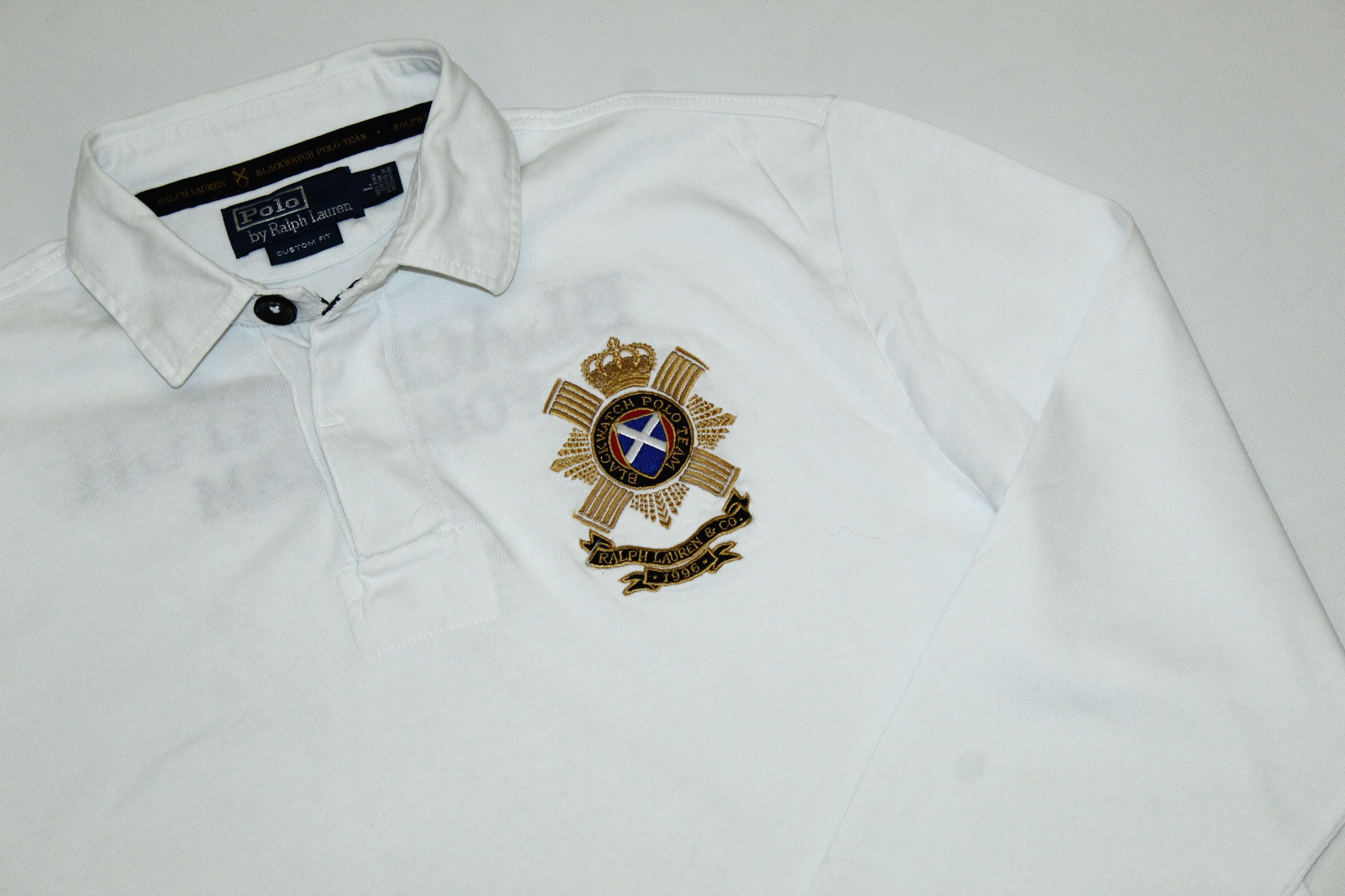 Polo Ralph Lauren VTG🔥 Polo Ralph Lauren Blackwatch Team L/S Shirt Size US XL / EU 56 / 4 - 5 Thumbnail