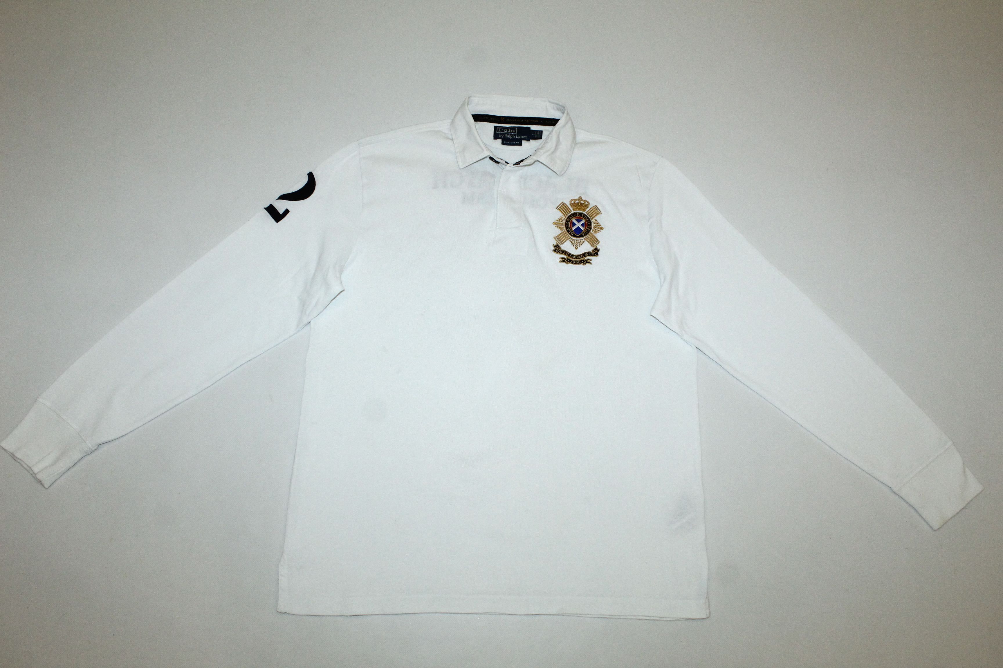 Polo Ralph Lauren VTG🔥 Polo Ralph Lauren Blackwatch Team L/S Shirt Size US XL / EU 56 / 4 - 2 Thumbnail