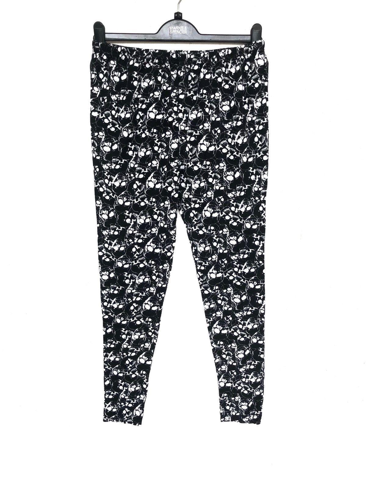 Japanese Brand Glad New 🇯🇵 ☠️ Stretch Skinny Legging Number Nine Size US 30 / EU 46 - 2 Thumbnail