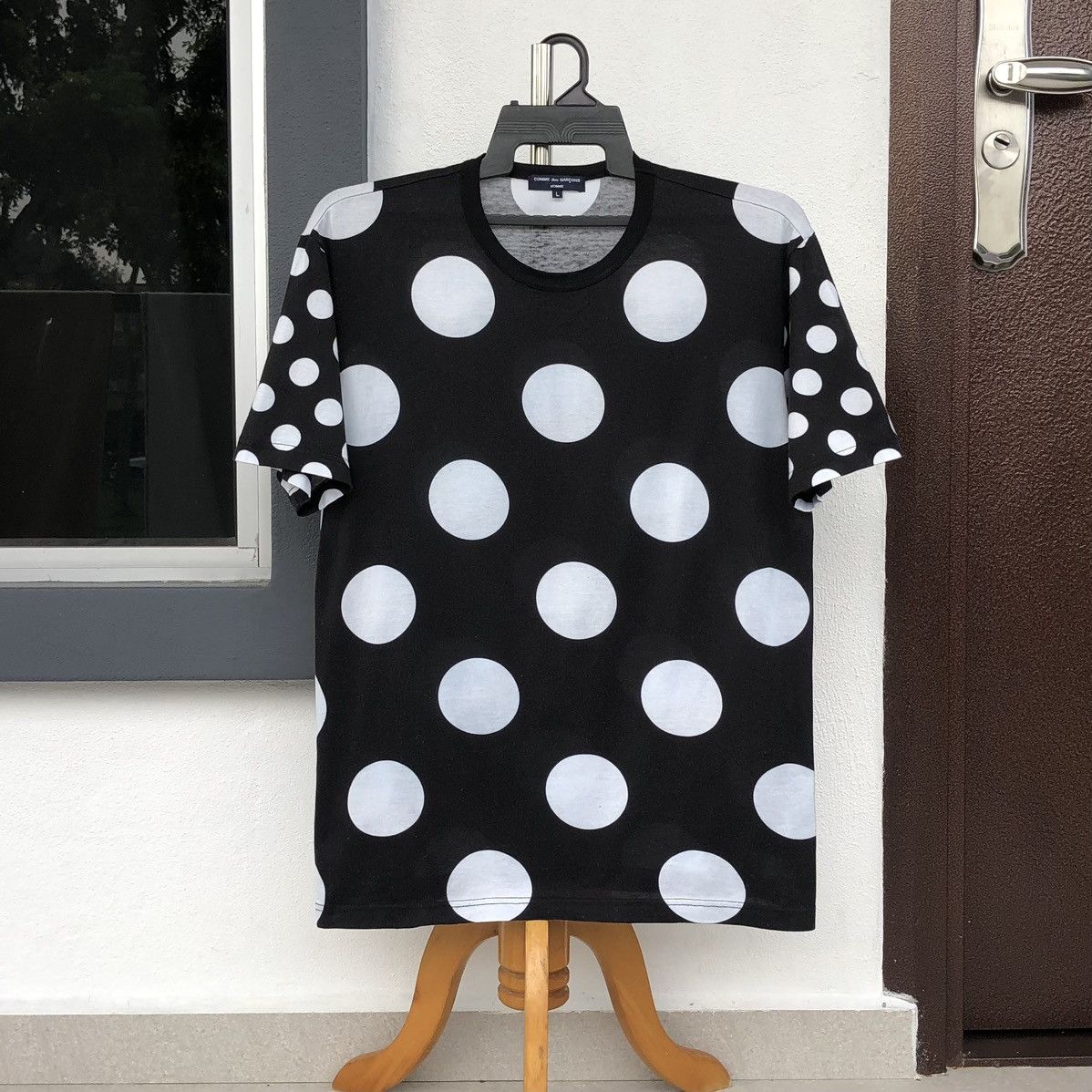 SS16 Comme des Garçons Homme Polkadot Print Tee