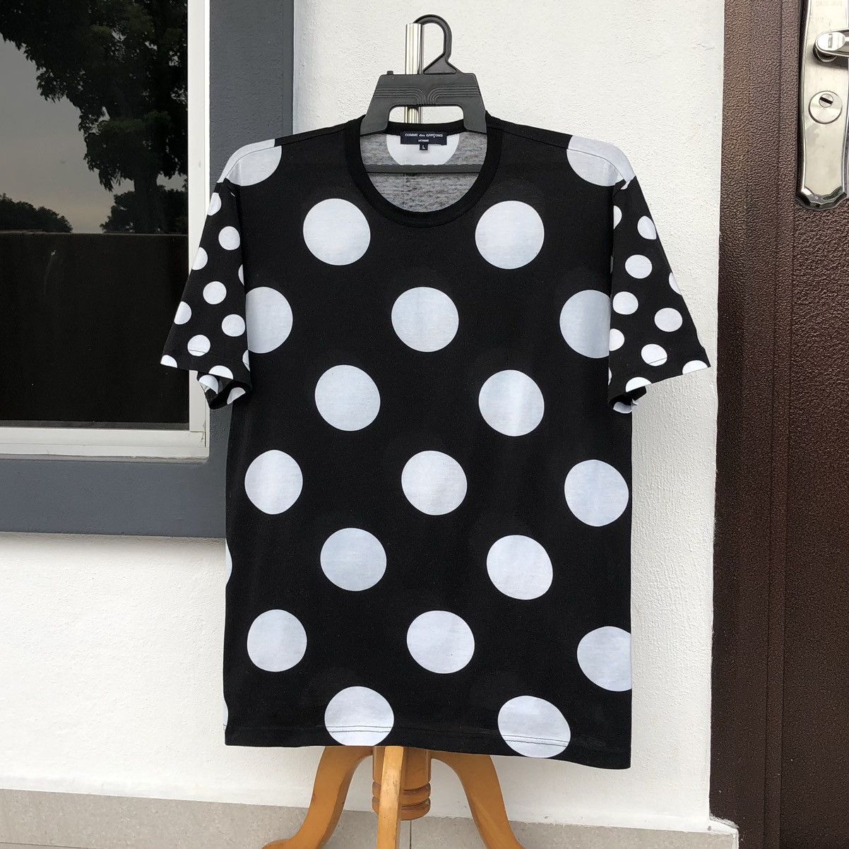 Comme des Garcons SS16 Comme des Garçons Homme Polkadot Print Tee Size US L / EU 52-54 / 3 - 2 Thumbnail