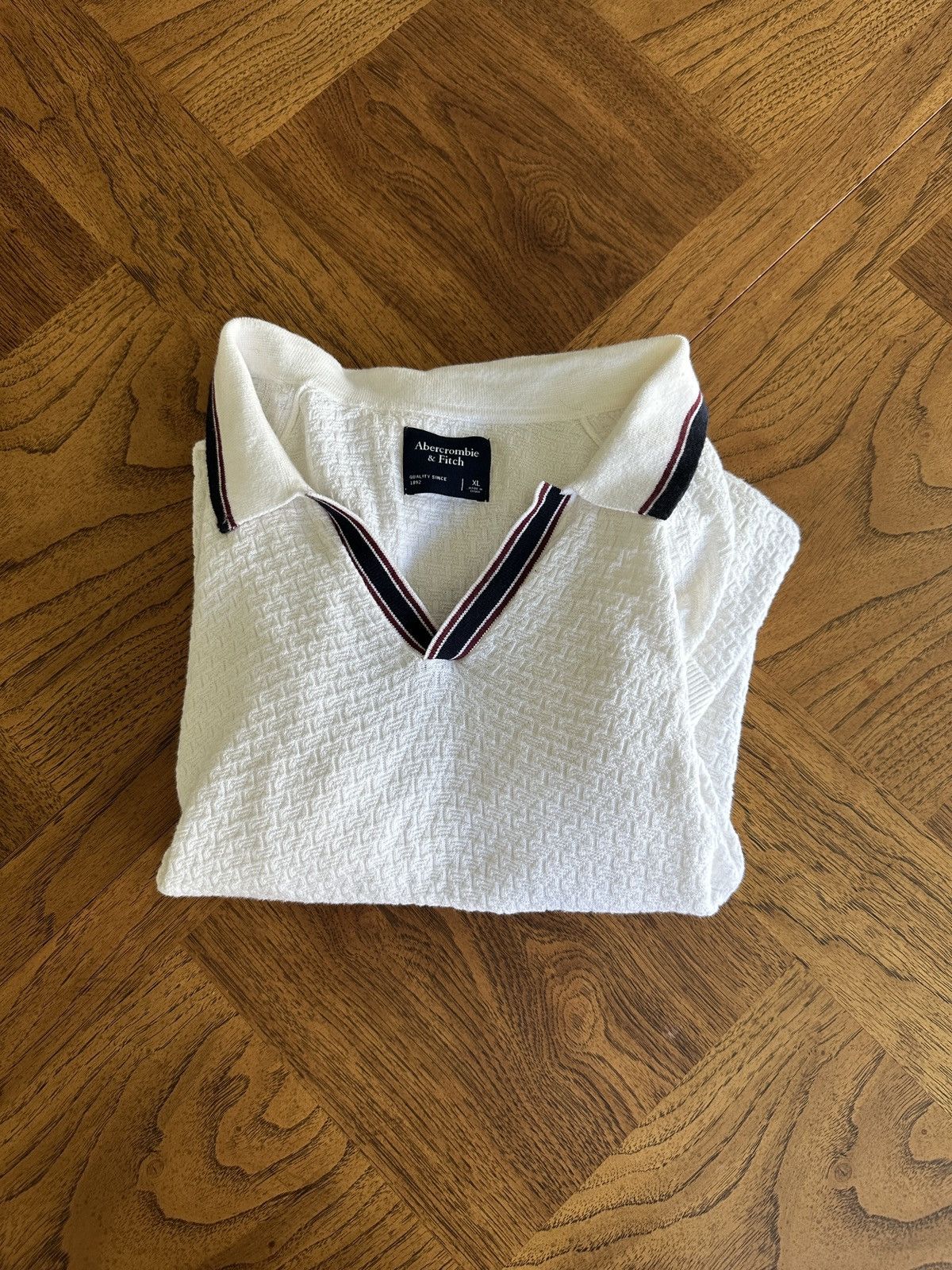 Abercrombie & Fitch OLD MONEY KNIT POLO Size US XL / EU 56 / 4 - 3 Thumbnail