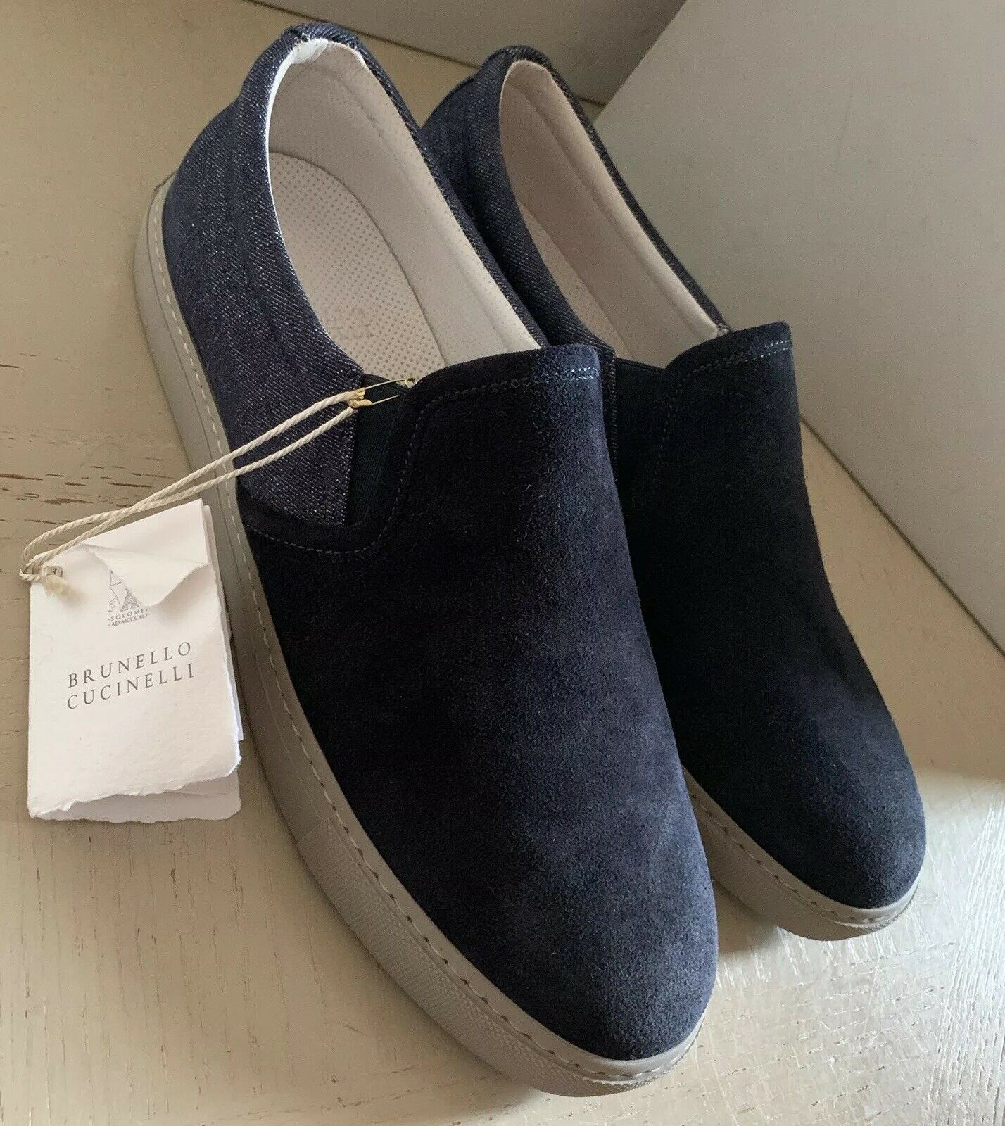 image of Brunello Cucinelli Shoes In Blue, Men's (Size 9)
