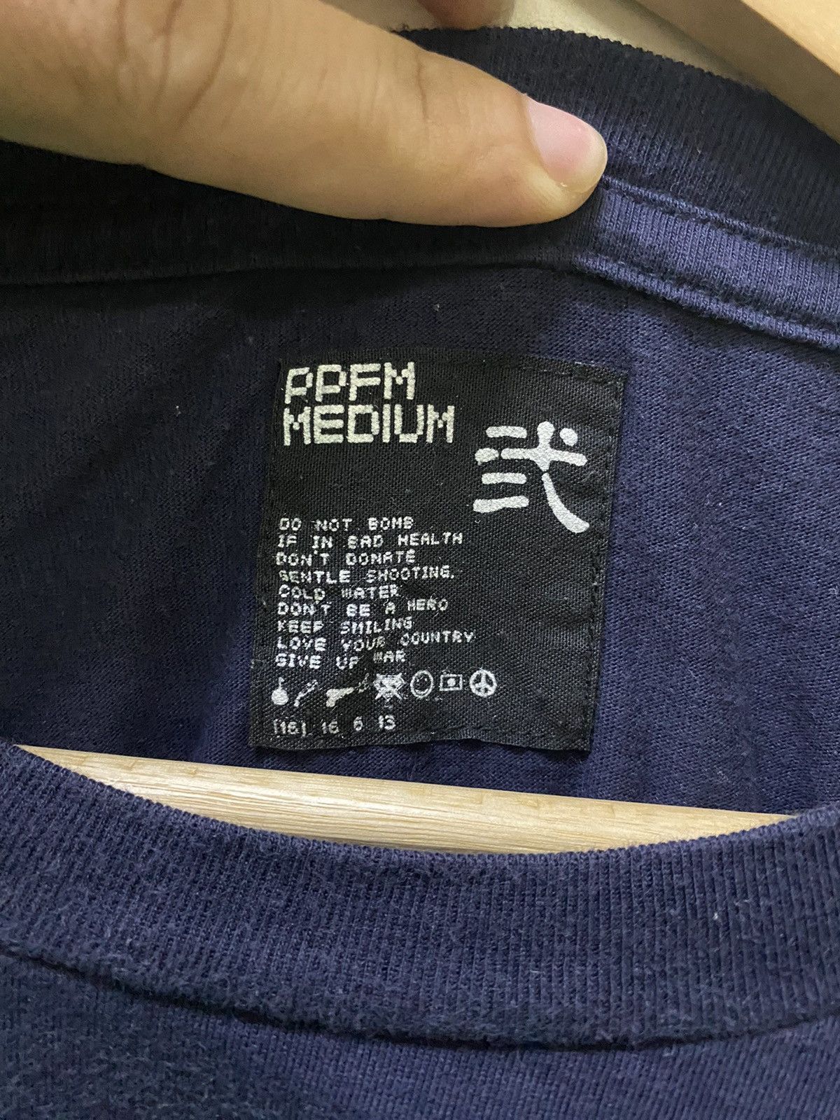 Japanese Brand RARE🔥 PPFM SKULL PRINTED MAD PUNKS DESIGNED LONGSLEEVE TEE Size US M / EU 48-50 / 2 - 4 Thumbnail