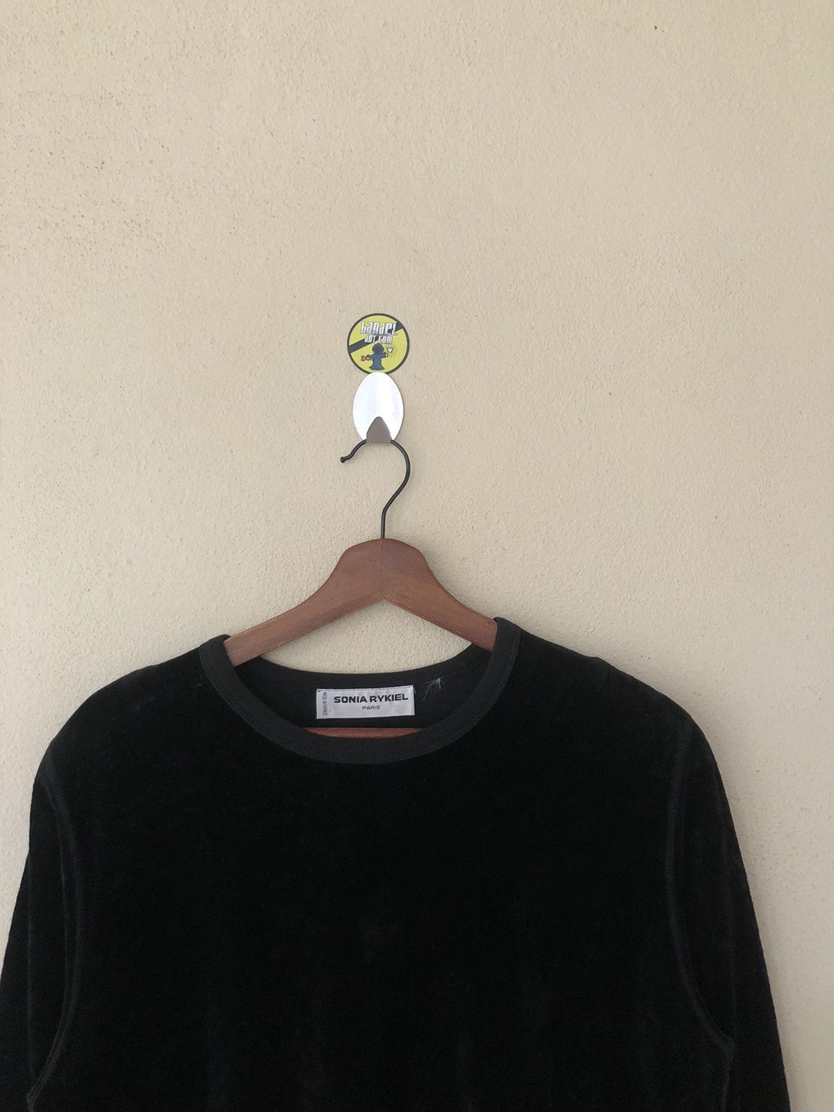 Sonia Rykiel × Velvet × Vintage Sonia Rykiel Golden Star Velvet Sweatshirt Size M / US 6-8 / IT 42-44 - 5 Thumbnail