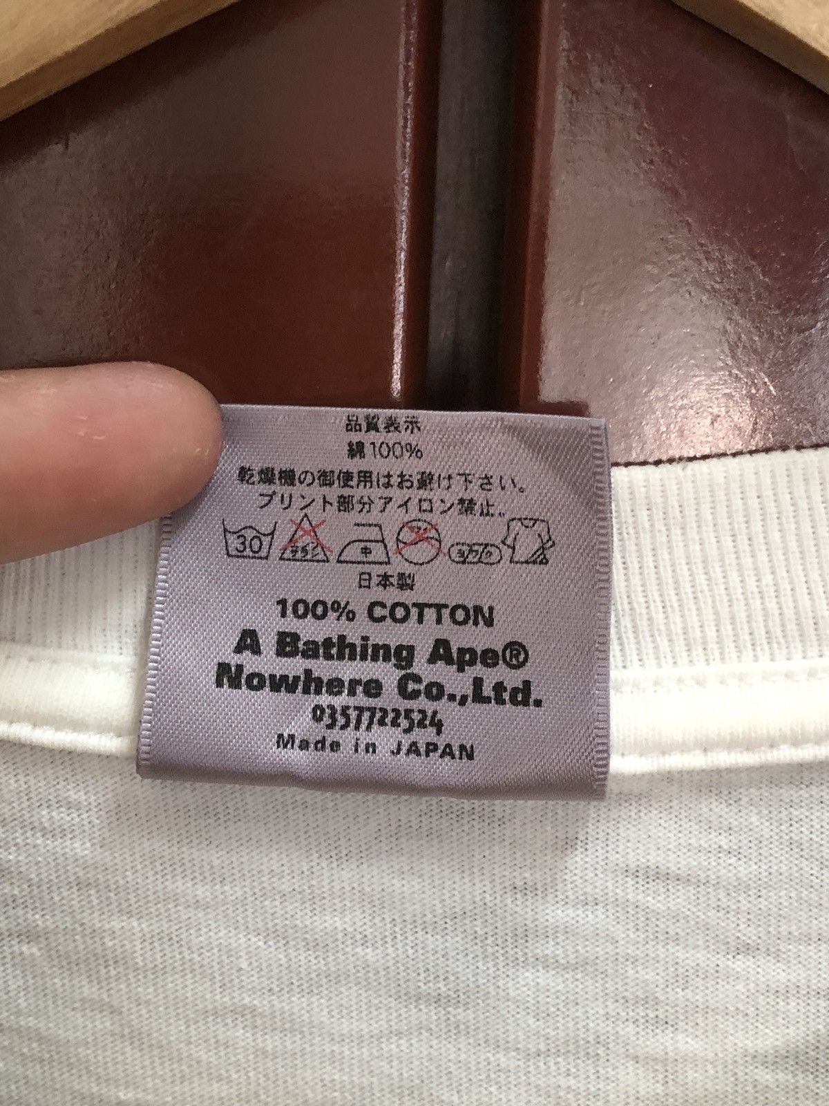 Bape OG Vintage 2005 A Bathing Ape Agency Preventing Evil Tshirts Size US L / EU 52-54 / 3 - 11 Thumbnail