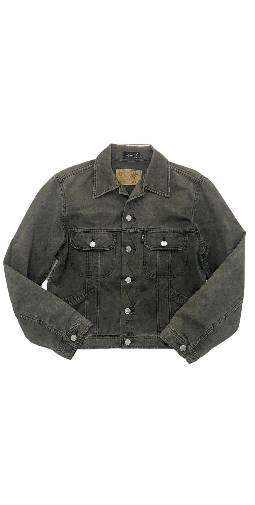 Vintage VTG Distress Agnes B Faded Casual Jacket Size US M / EU 48-50 / 2 - 1 Thumbnail