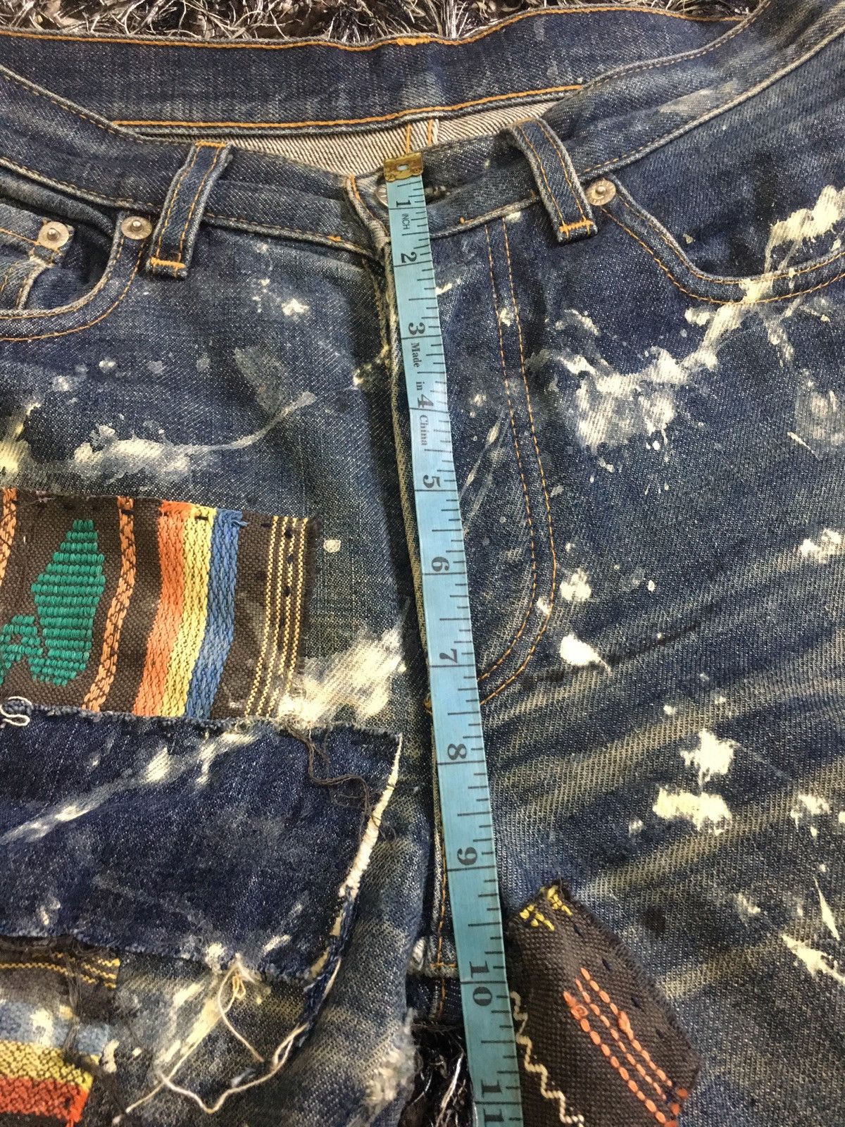 Helmut Lang 🔥OFFER ACCEPTED🔥Vtg Helmut Lang Patchwork style Size US 29 - 16 Thumbnail