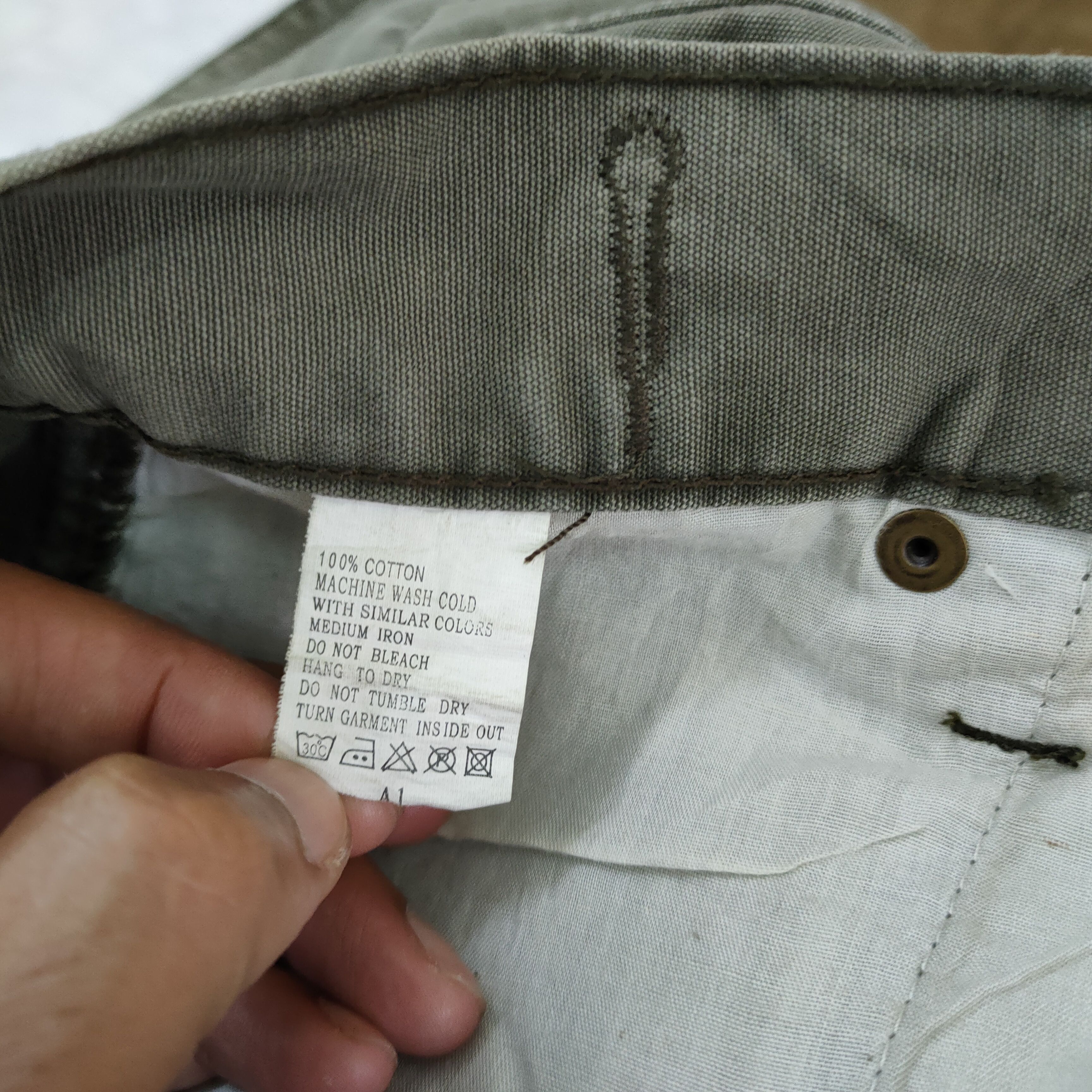 Japanese Brand VINTAGE FLY FLARE CARGO PANTS / DOUBLE KNEE Size US 32 / EU 48 - 11 Thumbnail