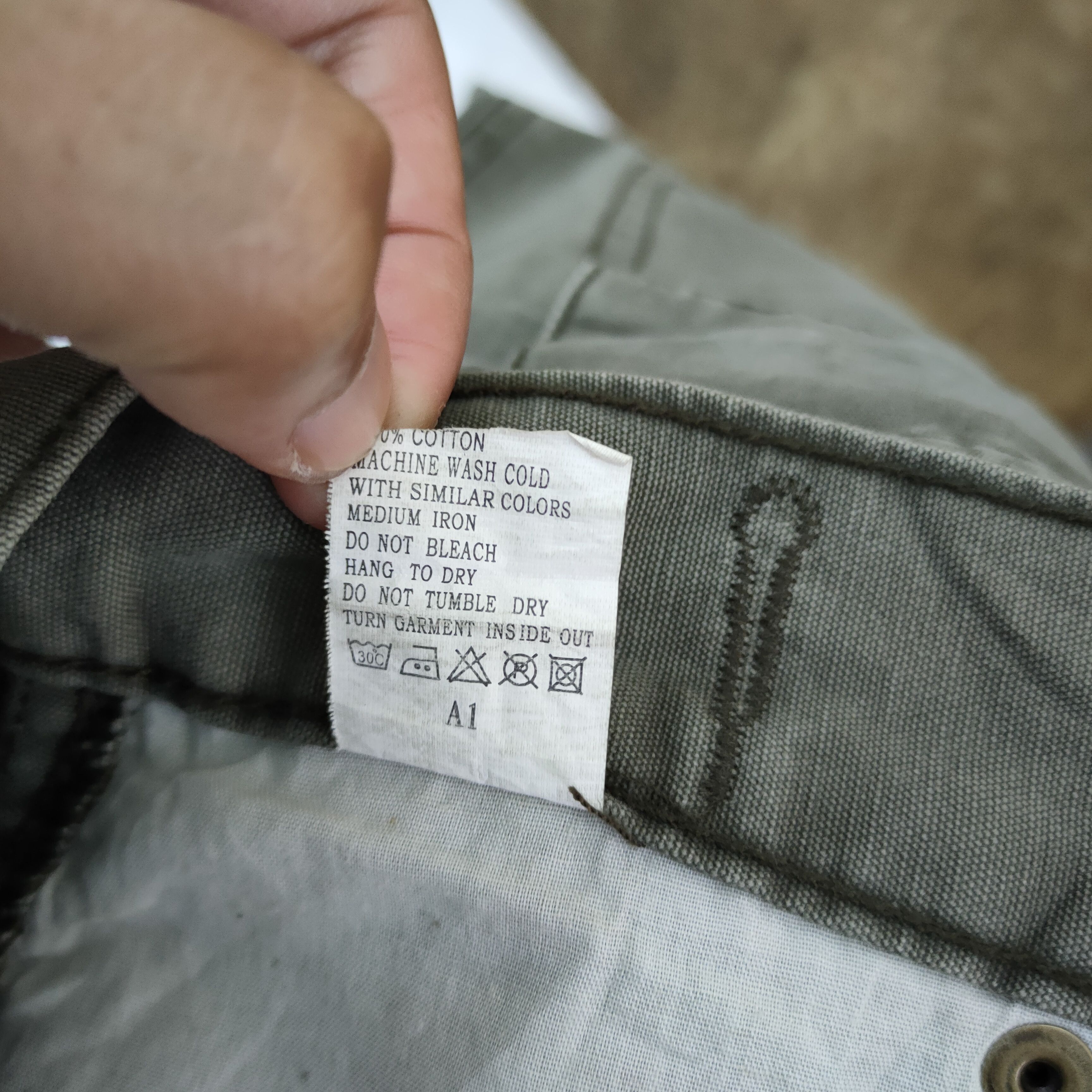 Japanese Brand VINTAGE FLY FLARE CARGO PANTS / DOUBLE KNEE Size US 32 / EU 48 - 12 Thumbnail
