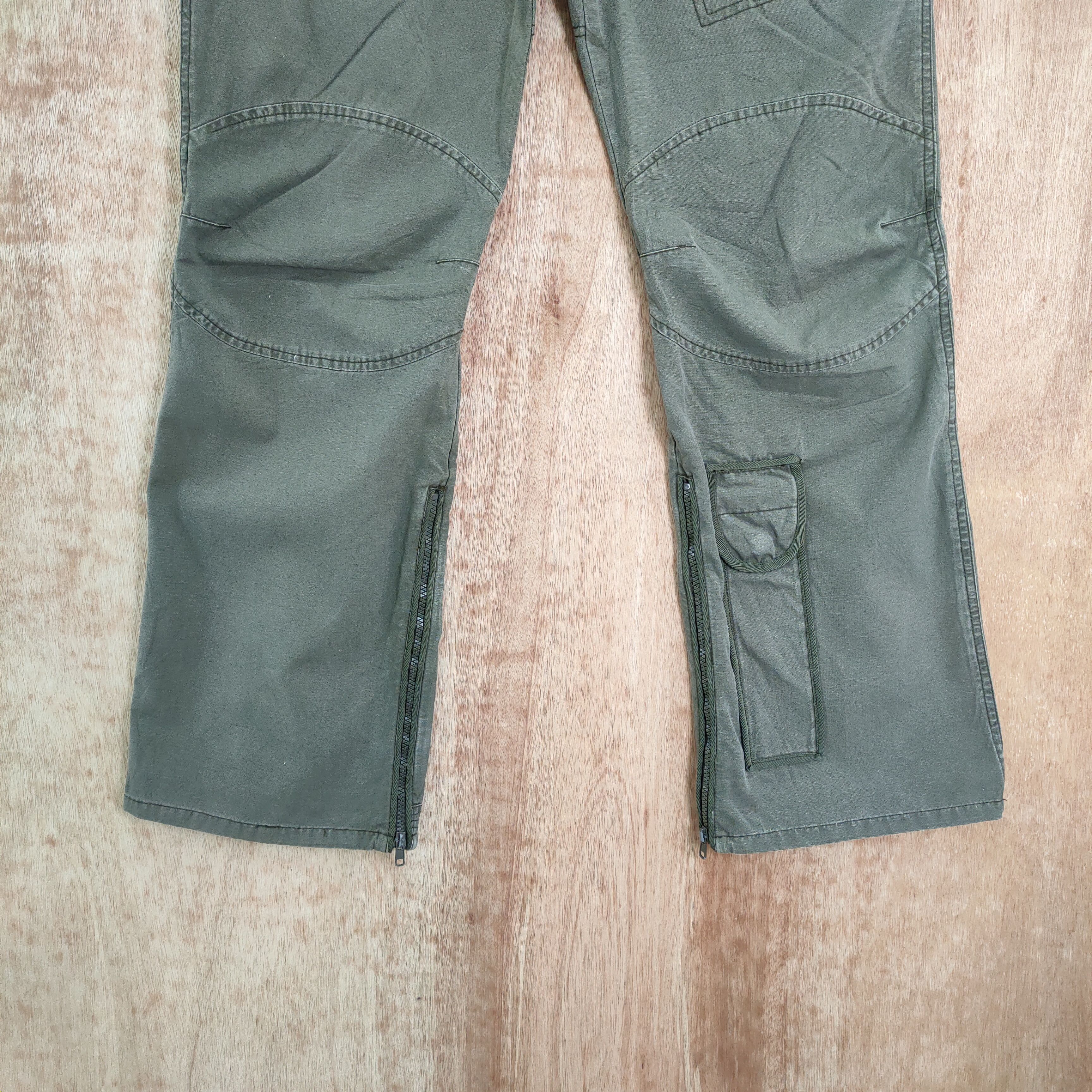 Japanese Brand VINTAGE FLY FLARE CARGO PANTS / DOUBLE KNEE Size US 32 / EU 48 - 3 Thumbnail