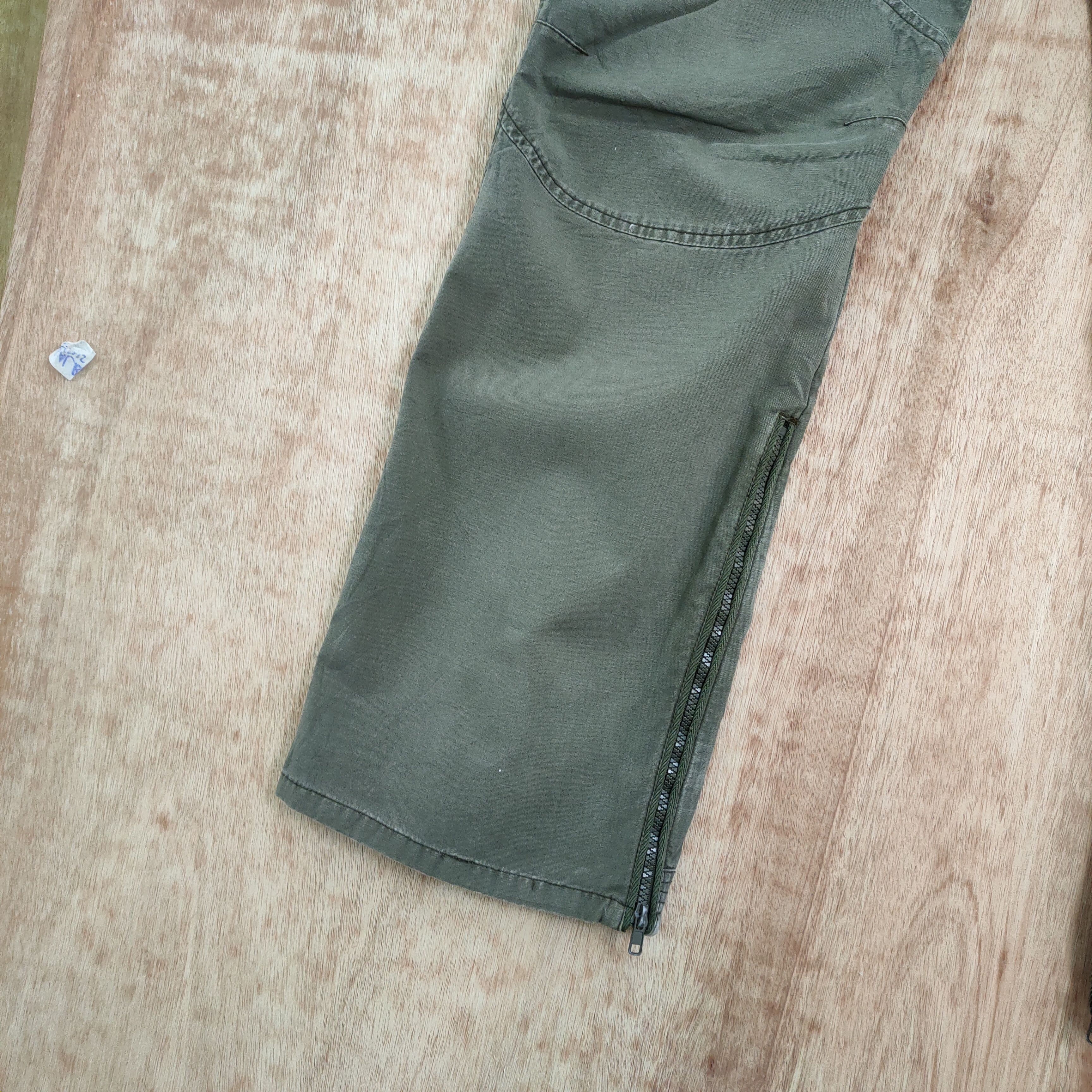 Japanese Brand VINTAGE FLY FLARE CARGO PANTS / DOUBLE KNEE Size US 32 / EU 48 - 10 Thumbnail