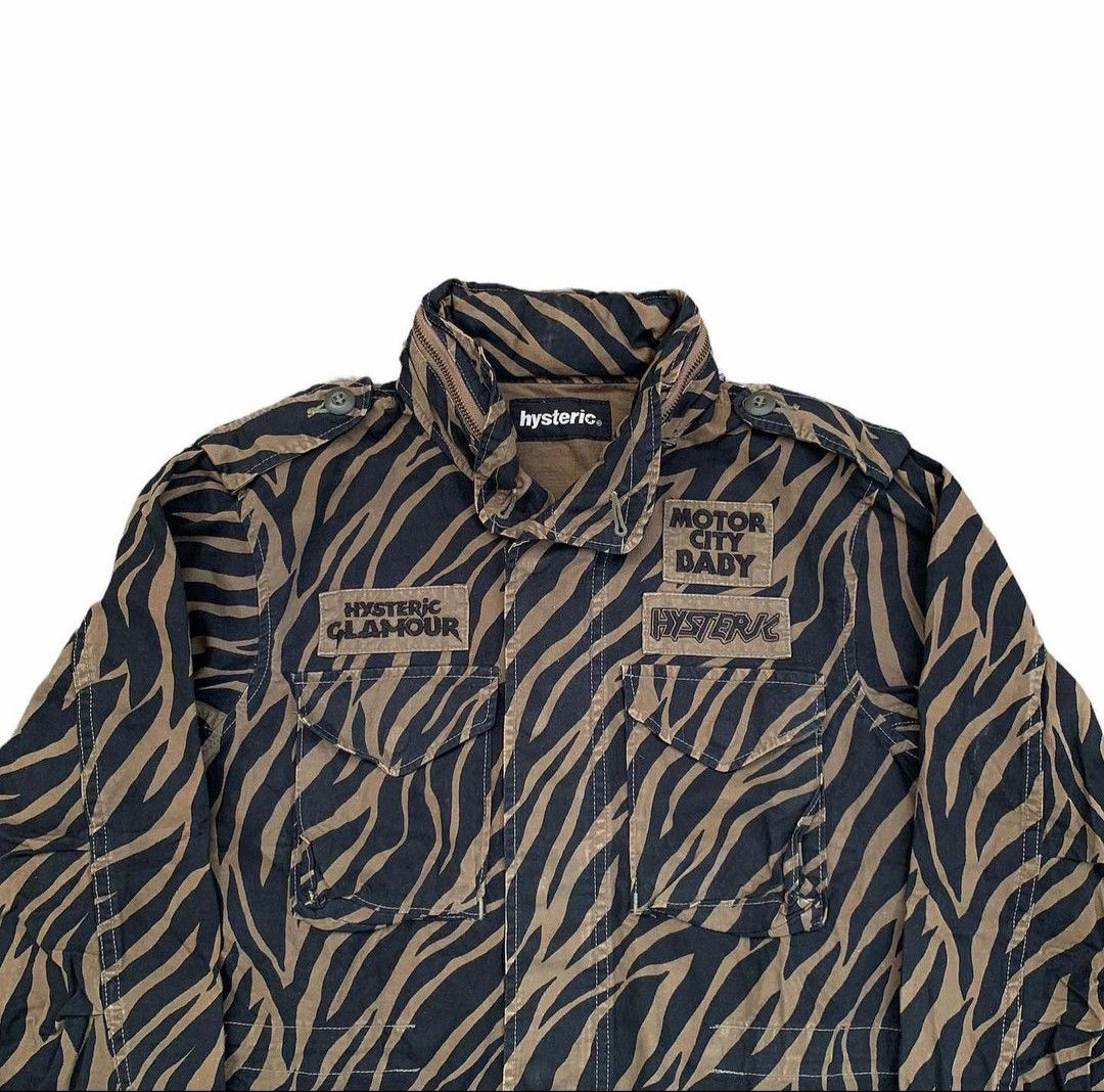 Hysteric Glamour Hysteric Glamour Zebra Pattern M65 Jacket Vintage Size US M / EU 48-50 / 2 - 3 Thumbnail