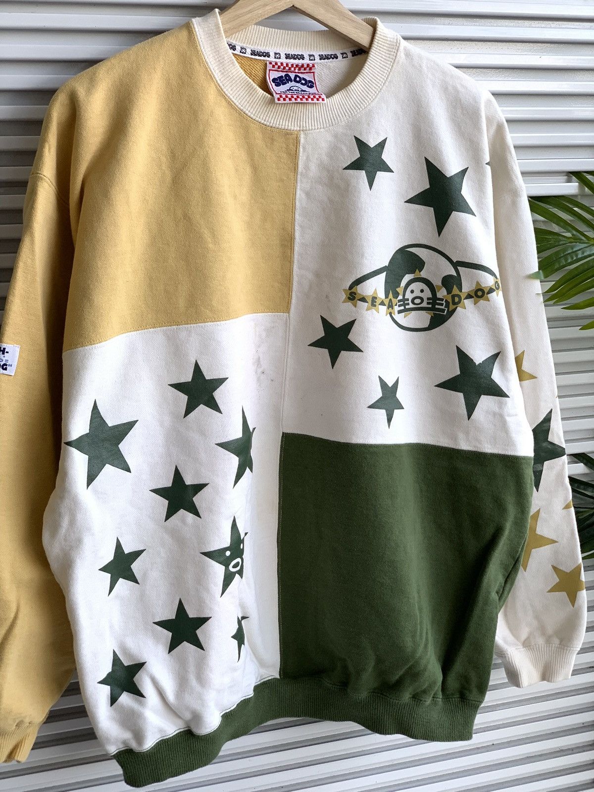 Japanese Brand Sea Dog for the Beach Bum Multi Colour Crewneck Sweatshirt Size US M / EU 48-50 / 2 - 3 Thumbnail