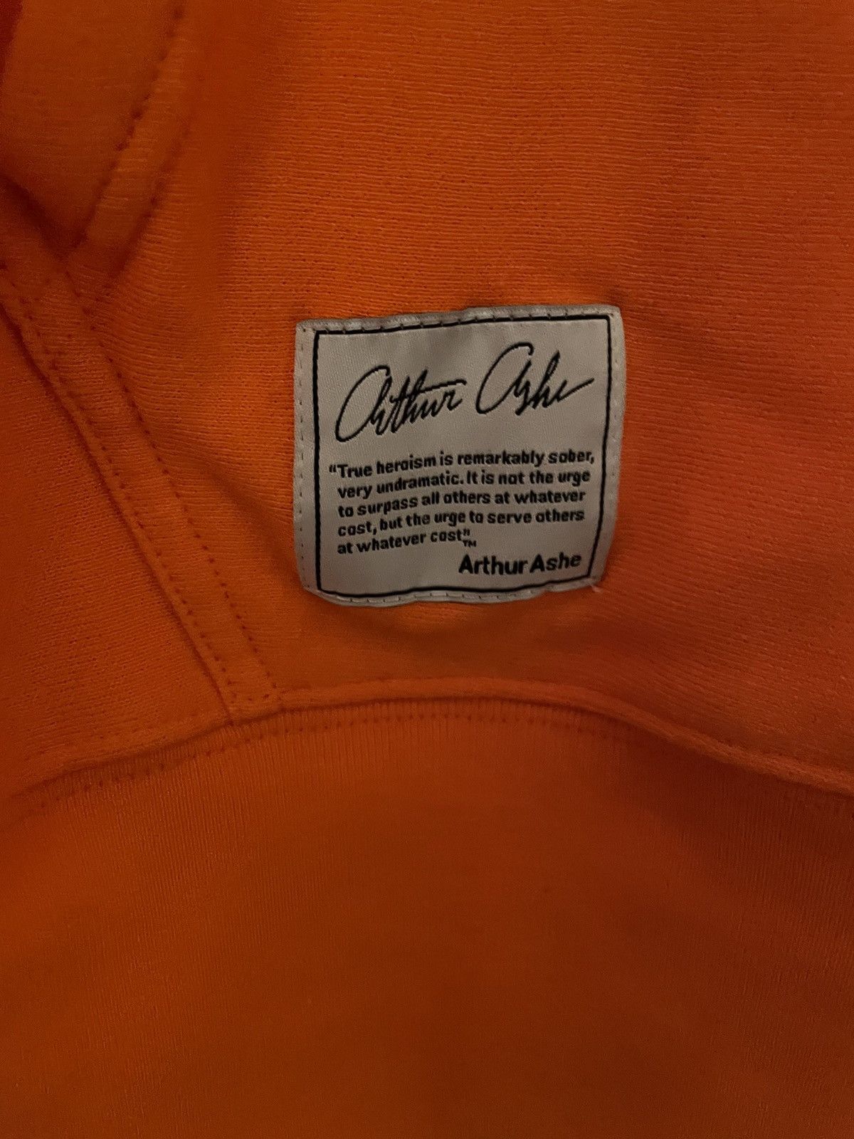 Rowing Blazers Arthur Ashe orange hoodie Size US M / EU 48-50 / 2 - 3 Thumbnail