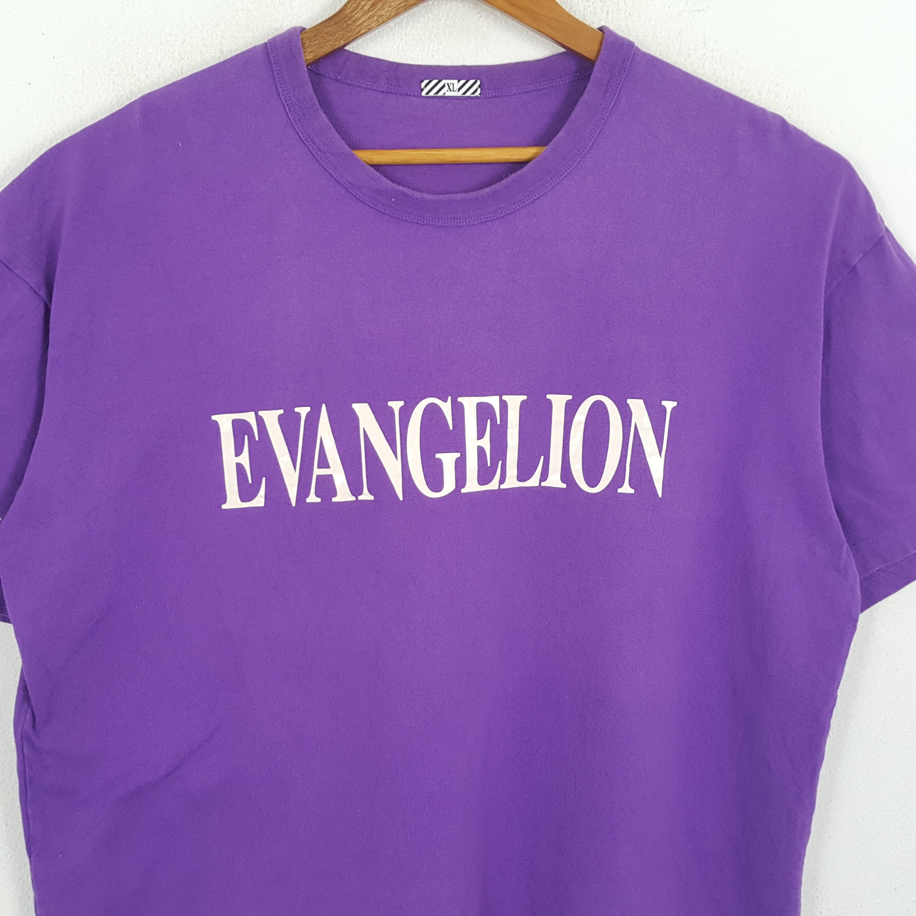 Anime × Japanese Brand × Vintage Vintage EVANGELION Japan Animated Series T-Shirts Size US XXL / EU 58 / 5 - 2 Thumbnail