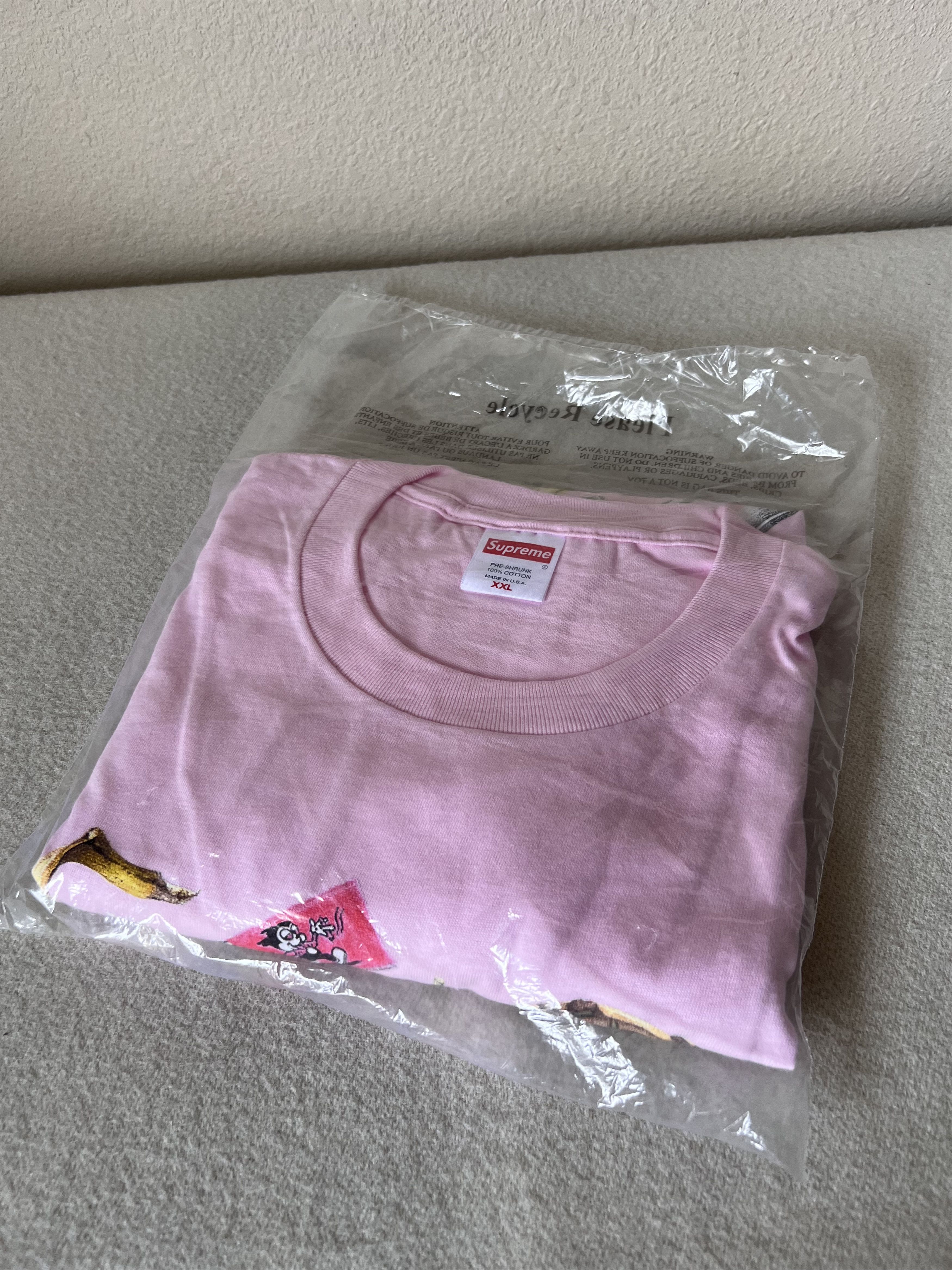 Supreme Supreme Aurel Trash Tee in Light Pink Size US XXL / EU 58 / 5 - 2 Thumbnail