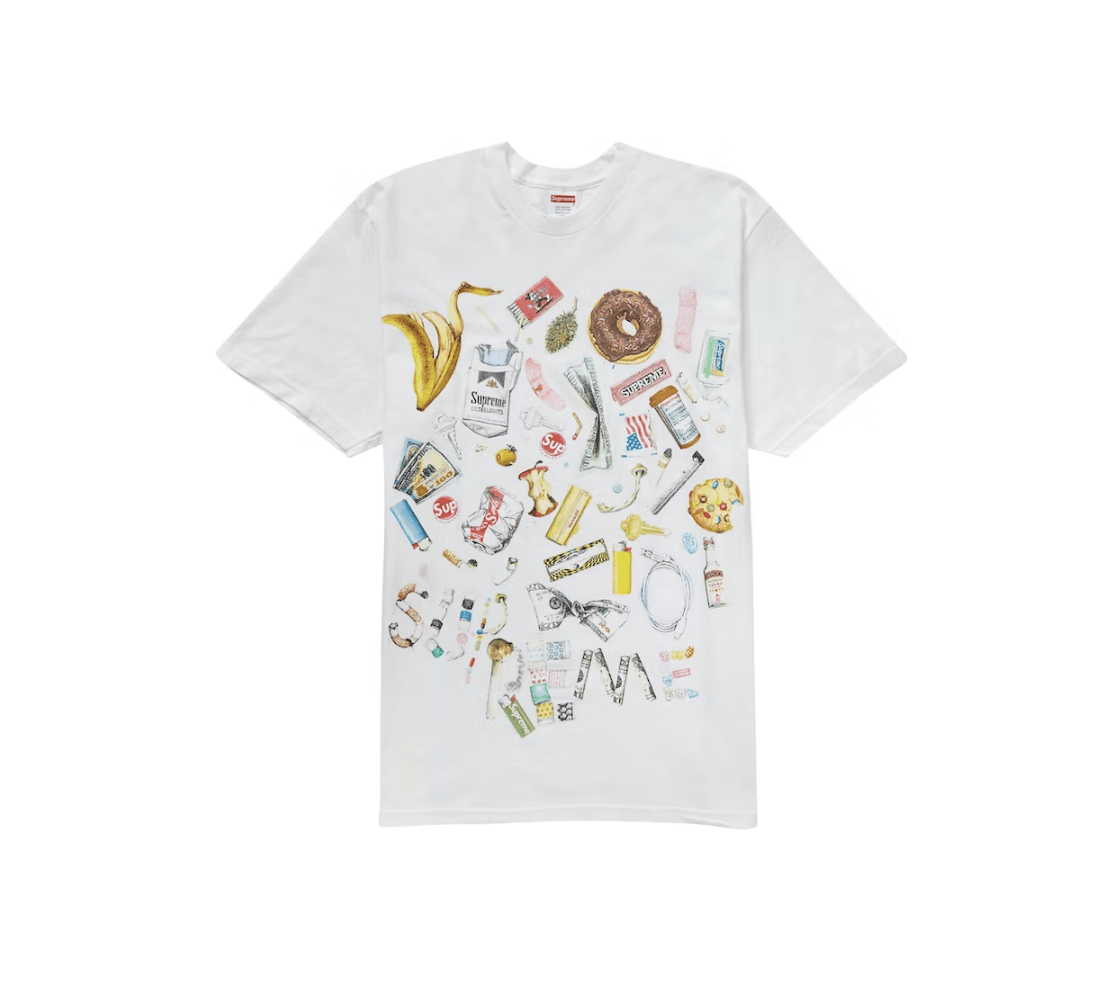 Supreme Supreme Aurel Trash Tee in White Size US XXL / EU 58 / 5 - 1 Thumbnail