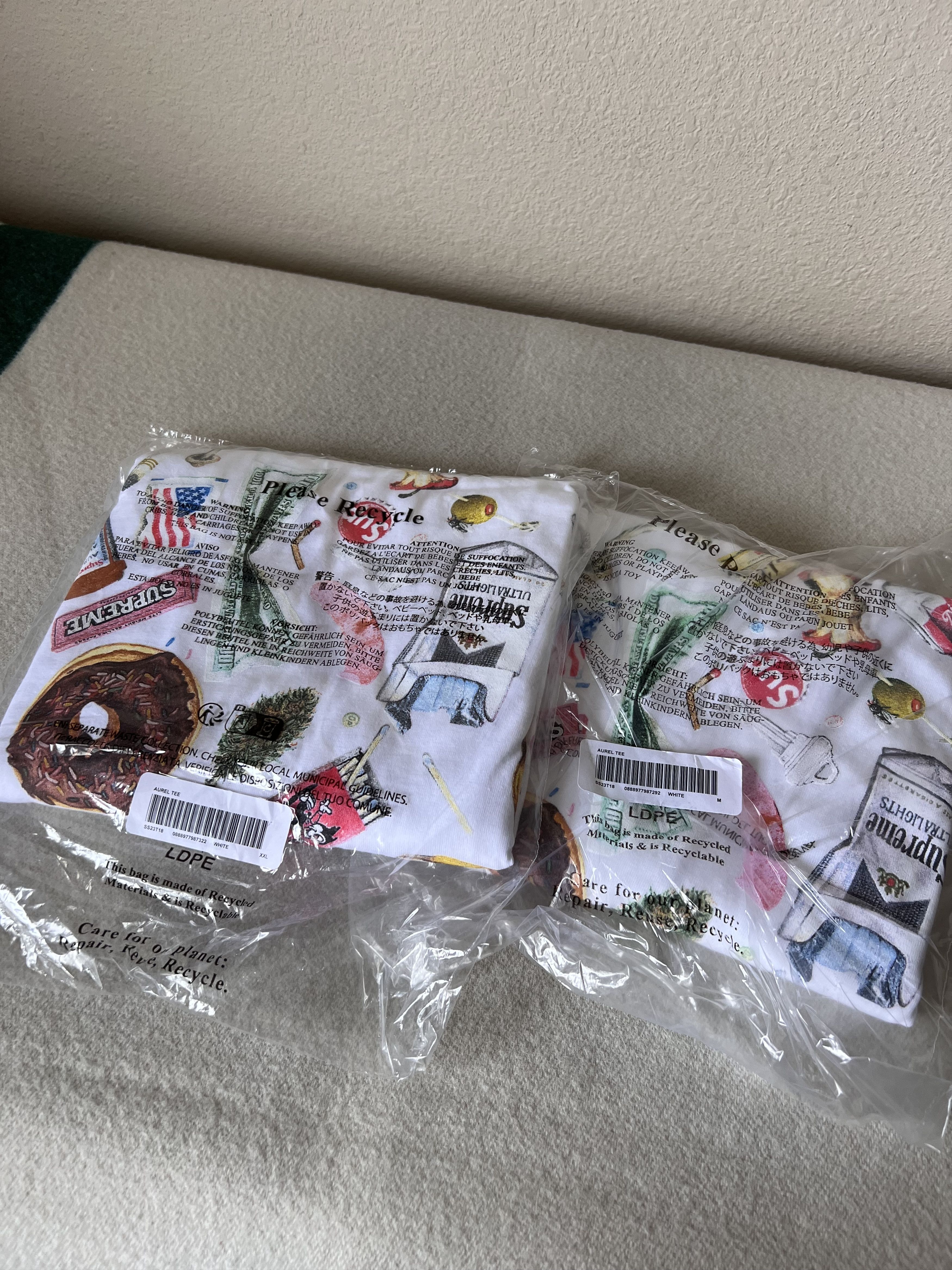 Supreme Supreme Aurel Trash Tee in White Size US XXL / EU 58 / 5 - 3 Thumbnail