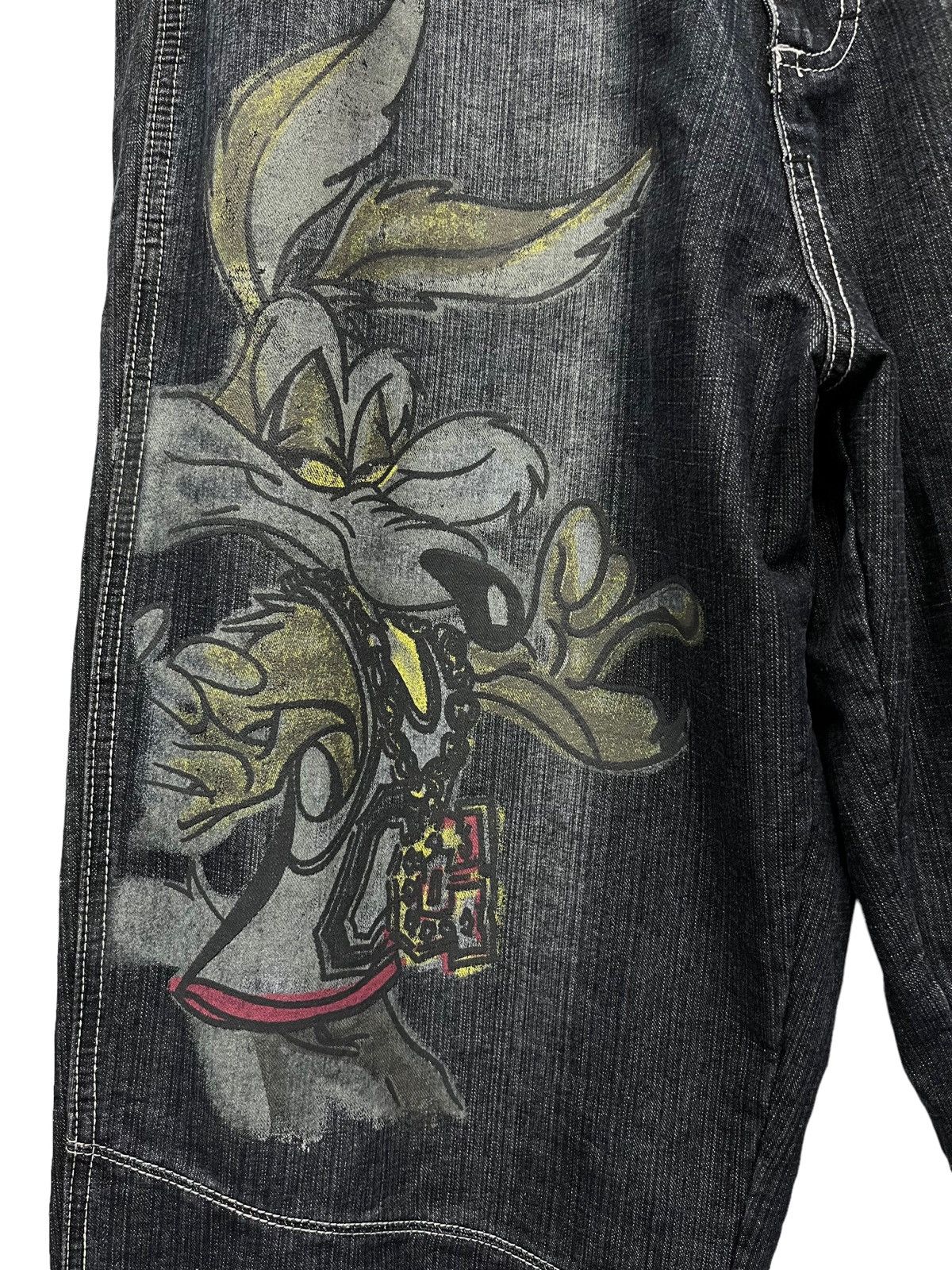 Cartoon Network × Warner Bros LOT29 LOONEY TUNES Art Graffiti Hip Hop Baggy Street Fashion Size US 36 / EU 52 - 4 Thumbnail