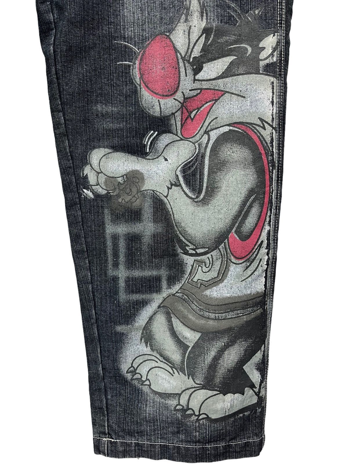 Cartoon Network × Warner Bros LOT29 LOONEY TUNES Art Graffiti Hip Hop Baggy Street Fashion Size US 36 / EU 52 - 3 Thumbnail
