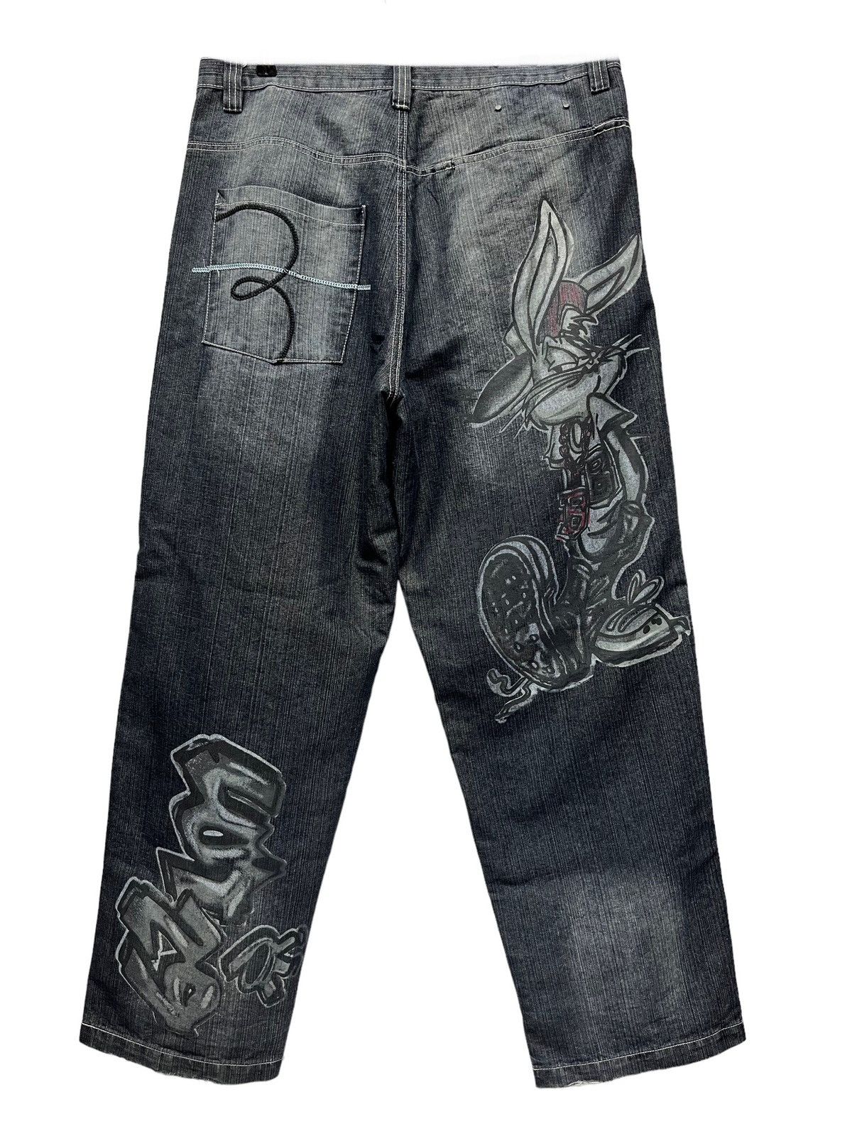 Cartoon Network × Warner Bros LOT29 LOONEY TUNES Art Graffiti Hip Hop Baggy Street Fashion Size US 36 / EU 52 - 7 Thumbnail
