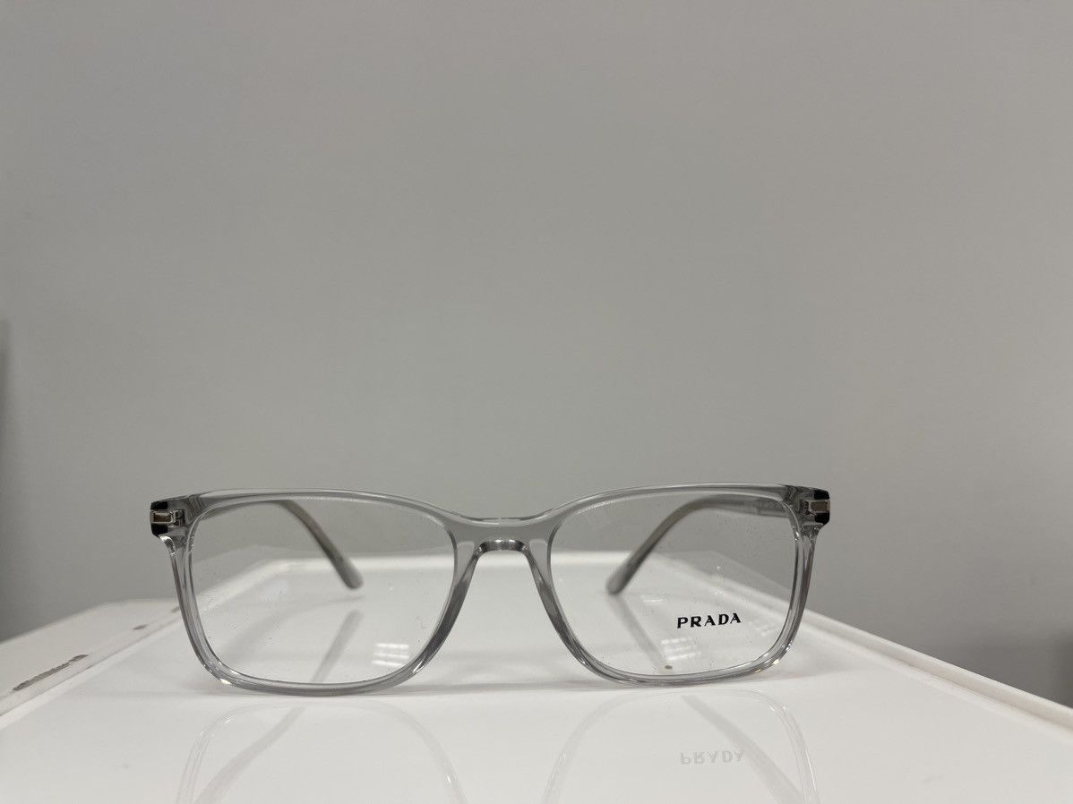 Prada × Vintage NEW Prada Clear Transparent Glasses Eyeglasses Size ONE SIZE - 1 Thumbnail