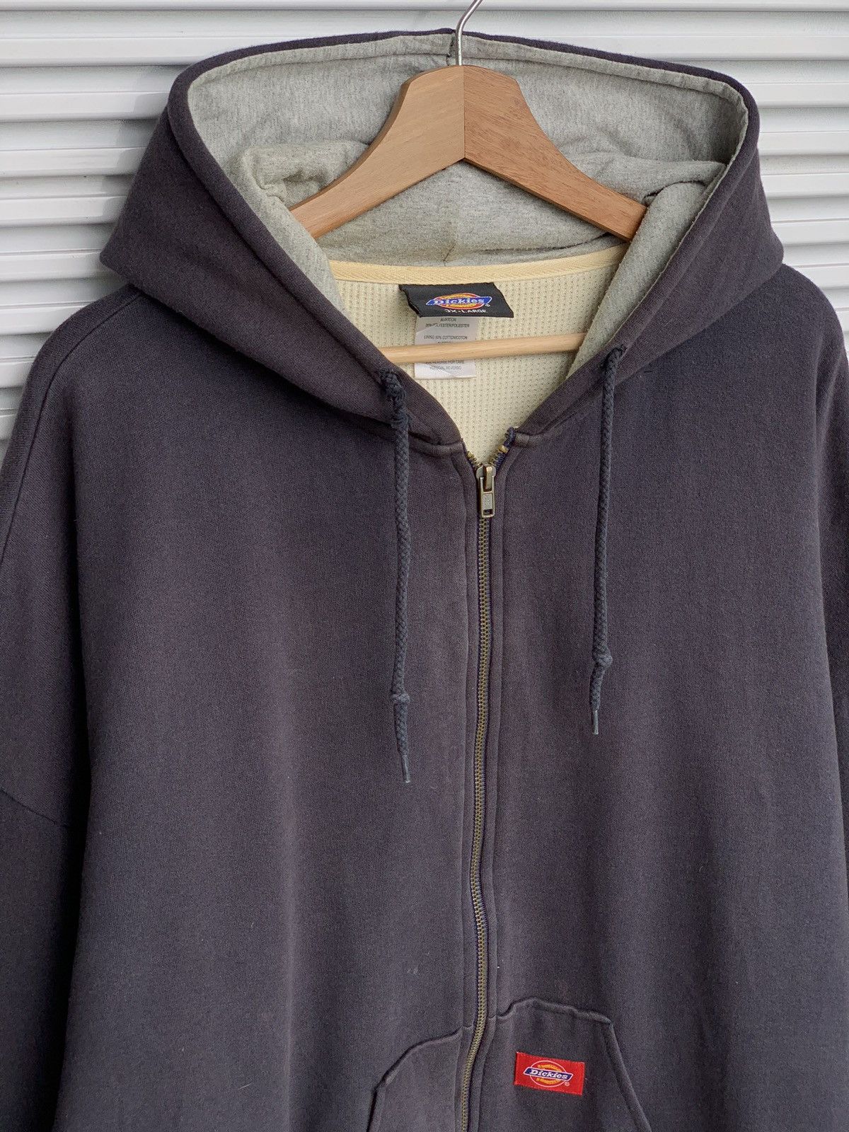 Dickies Vintage Thrash Dickies DROID Baggy Navy Zipper Hoodie Size US XXL / EU 58 / 5 - 4 Thumbnail