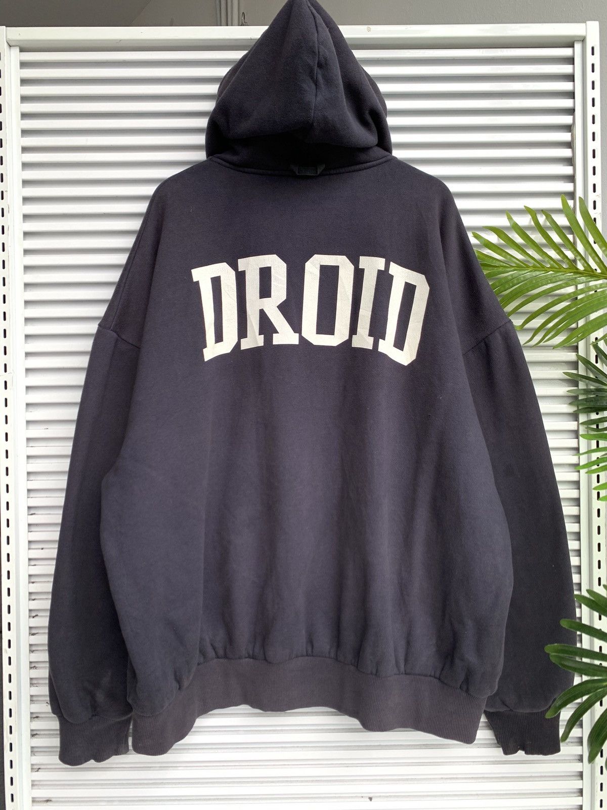 Dickies Vintage Thrash Dickies DROID Baggy Navy Zipper Hoodie Size US XXL / EU 58 / 5 - 2 Thumbnail