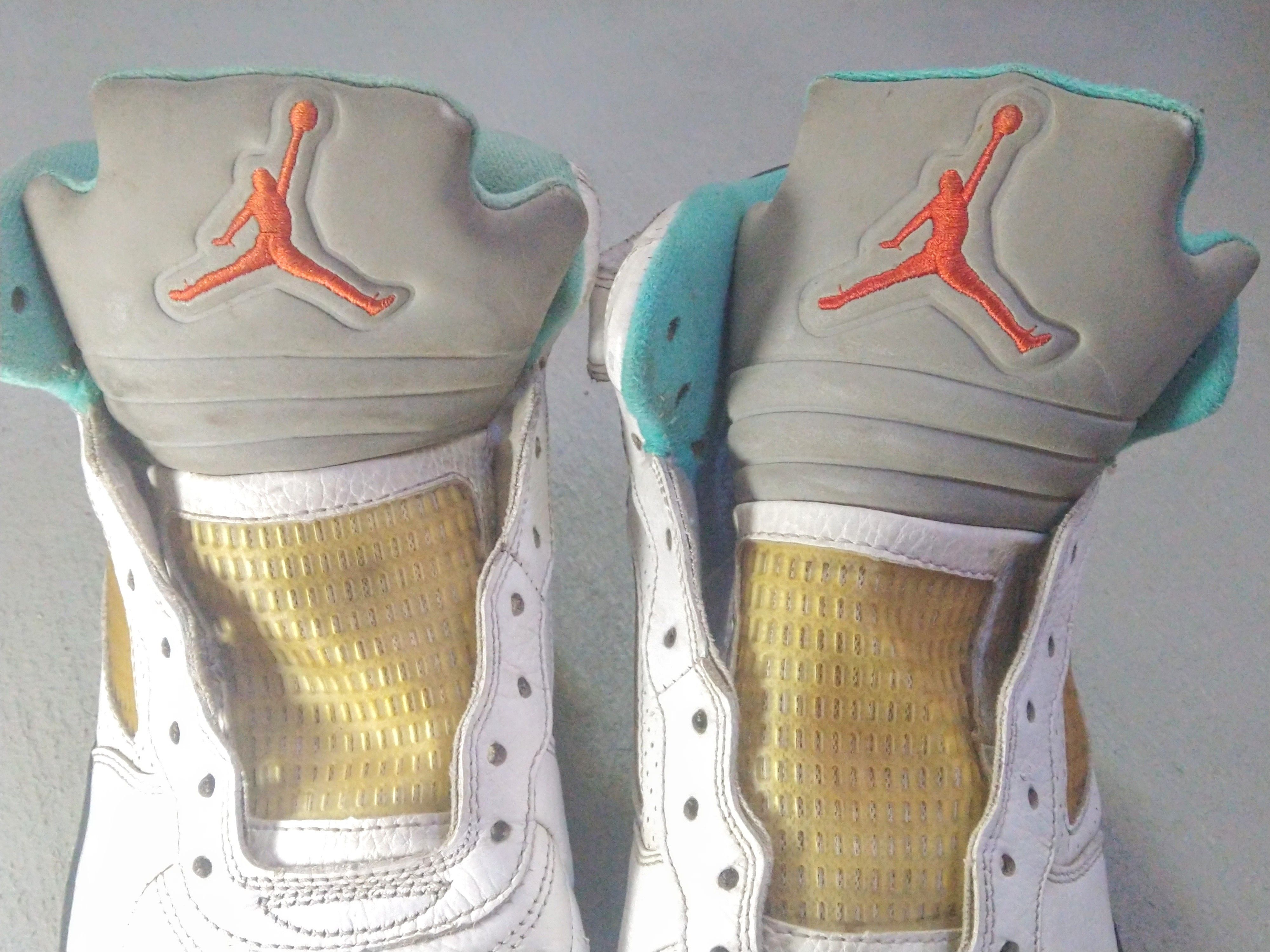 Jordan Brand × Nike Nike Air Jordan Fusion 5 Miami Dolphins Size 10 407334-101 Size US 10 / EU 43 - 7 Thumbnail