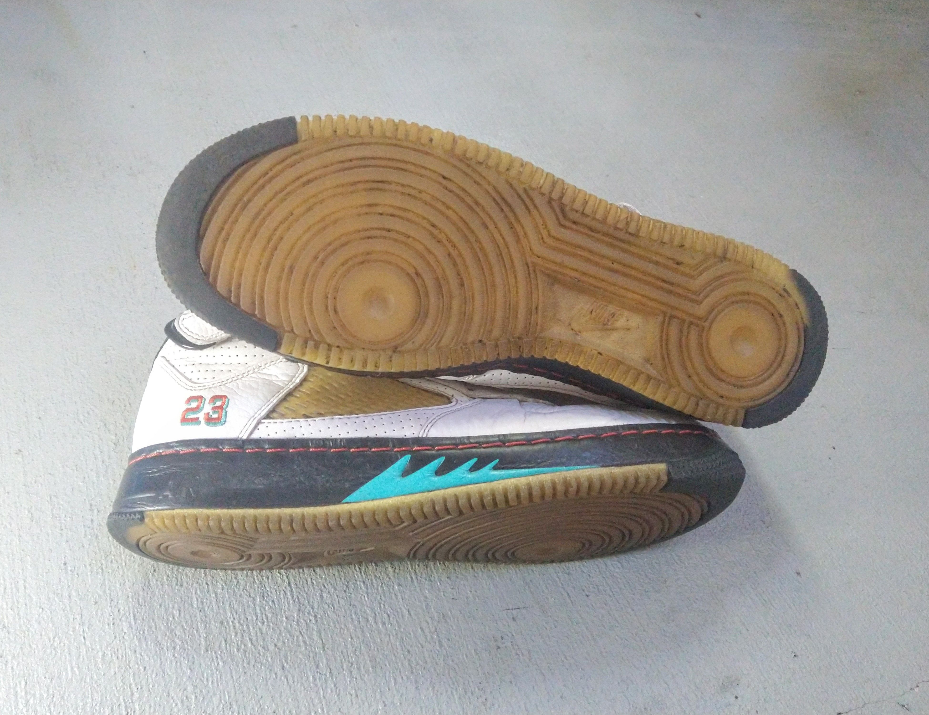 Jordan Brand × Nike Nike Air Jordan Fusion 5 Miami Dolphins Size 10 407334-101 Size US 10 / EU 43 - 20 Thumbnail