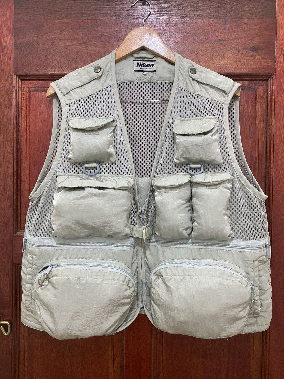 Japanese Brand × Nikon 🔥 Vintage 90s Nikon Multiple Pockets 14 Tactical Vest Size US XL / EU 56 / 4 - 1 Thumbnail