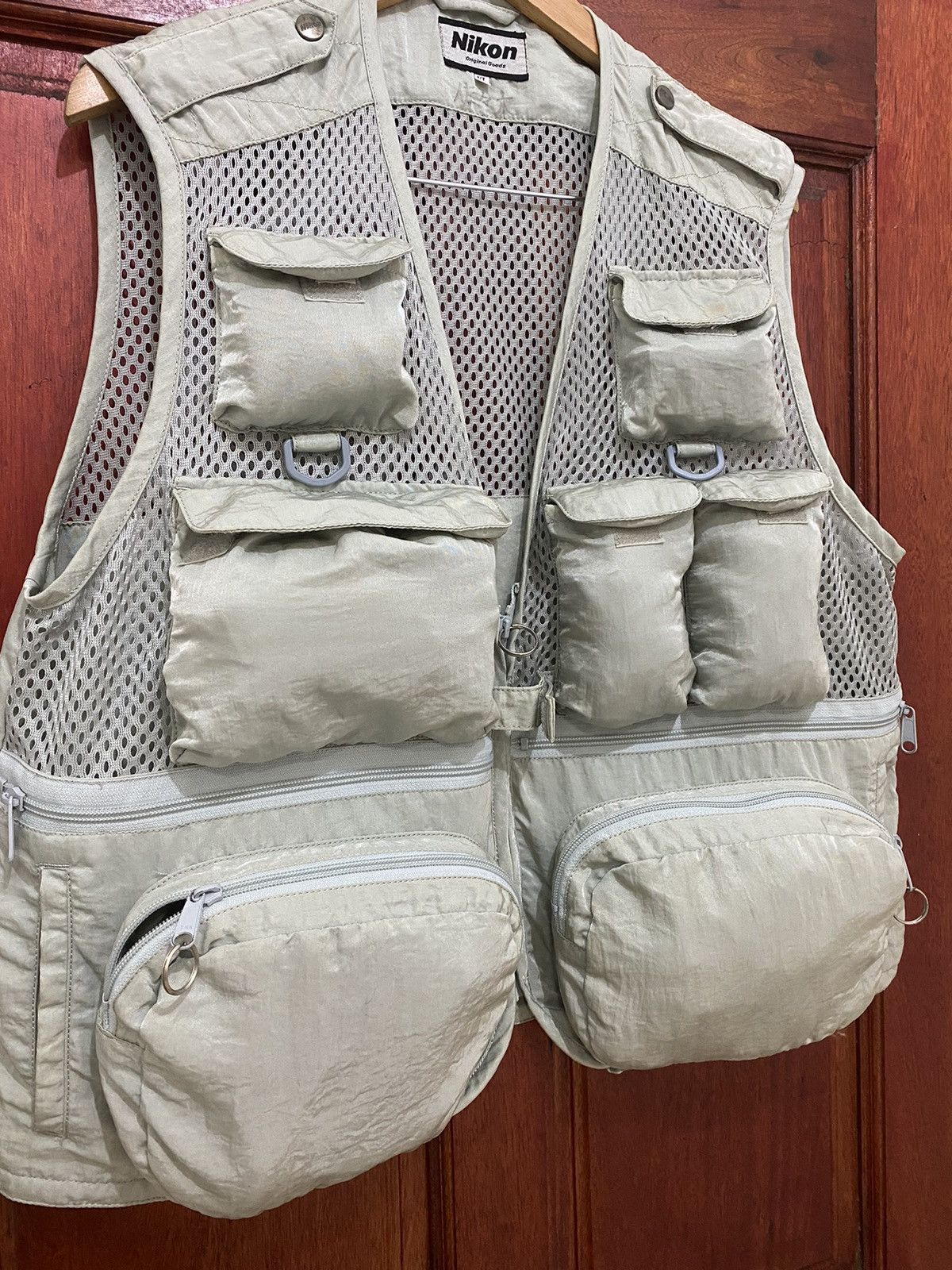 Japanese Brand × Nikon 🔥 Vintage 90s Nikon Multiple Pockets 14 Tactical Vest Size US XL / EU 56 / 4 - 3 Thumbnail