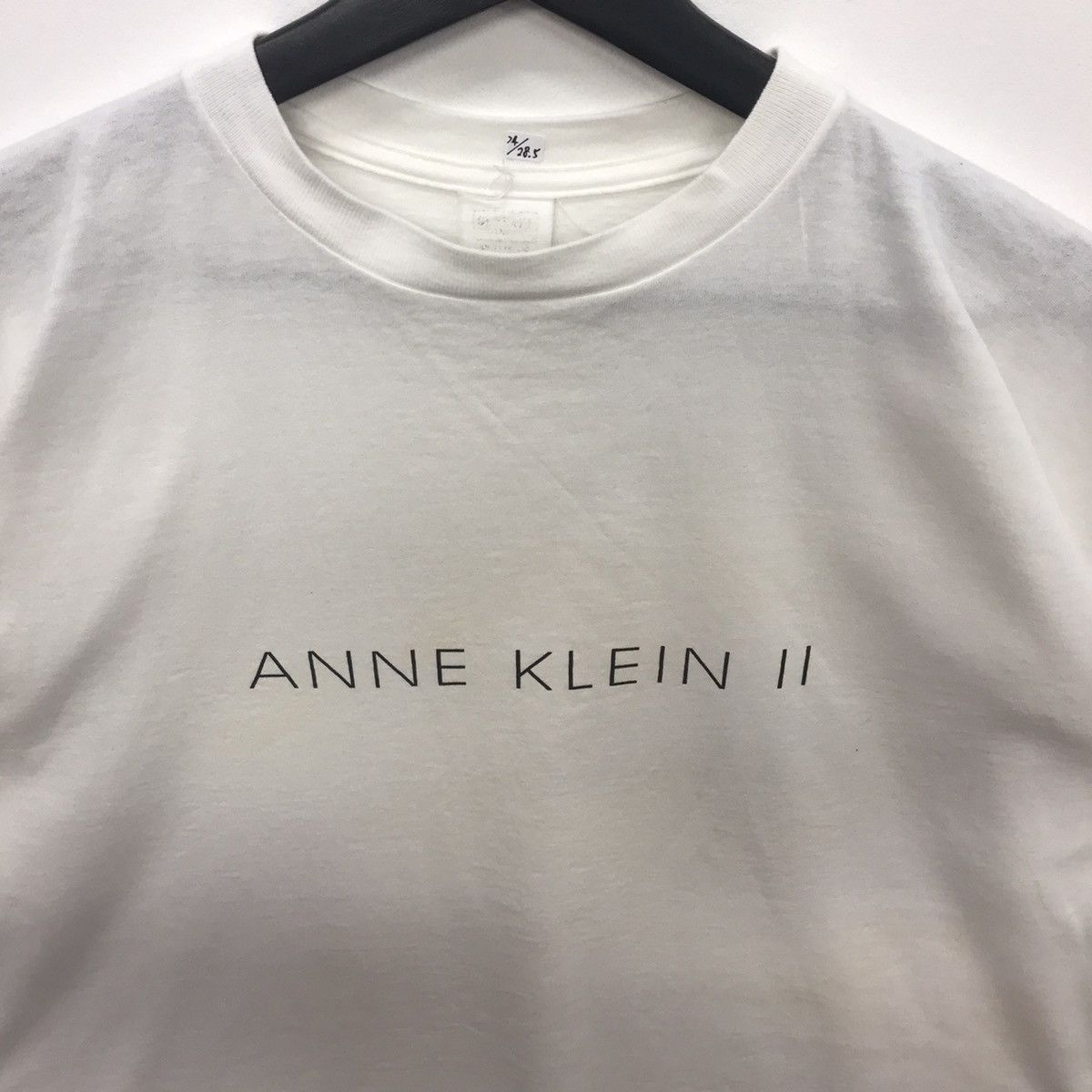 Designer × Vintage *Rare!! Vintage Anne Klein Designer Spellout Tee Size US XL / EU 56 / 4 - 7 Thumbnail
