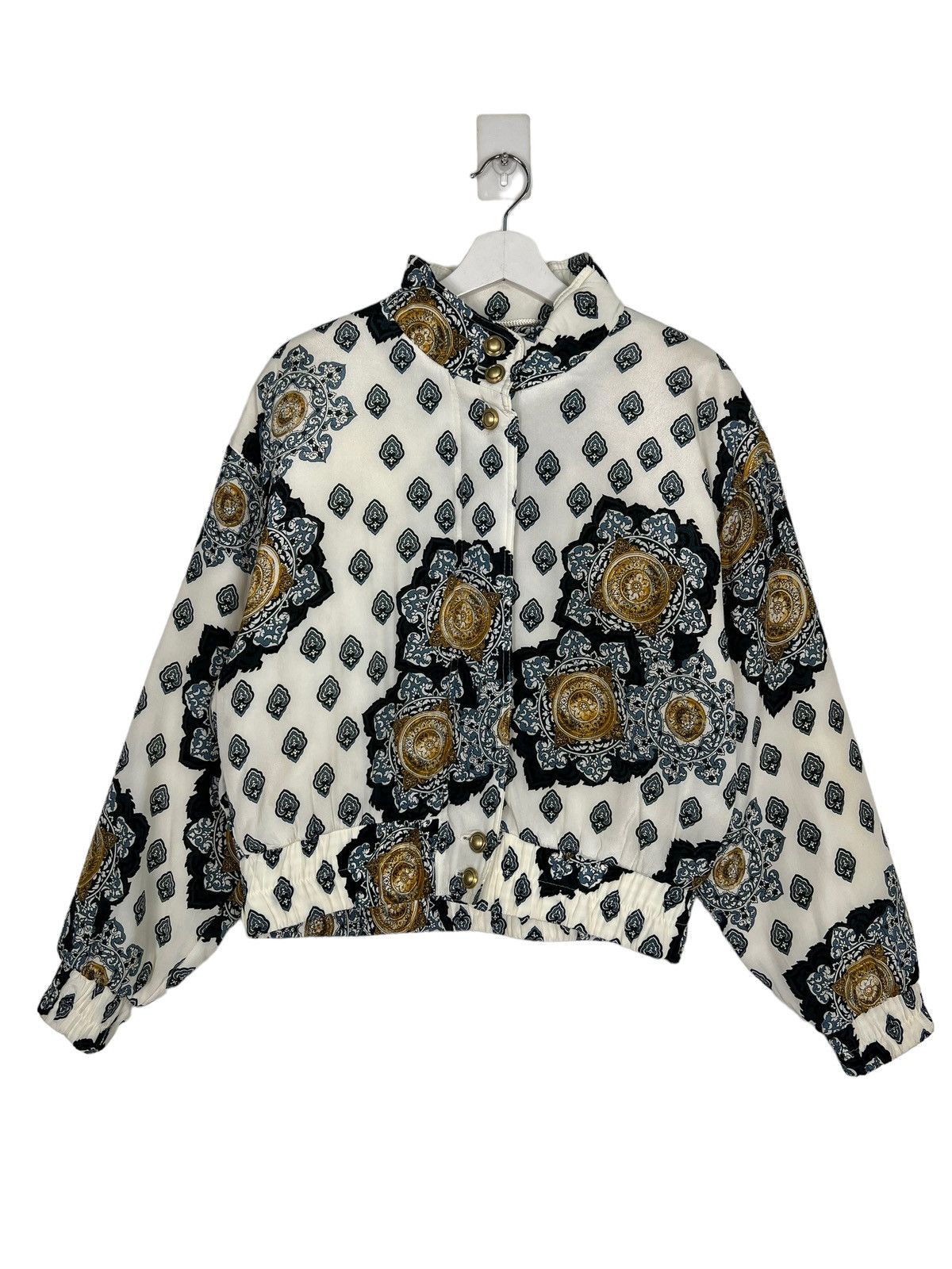 Vintage 🔥 DINO VALIANO STUDIO SILK LUXURY JACKET Size US M / EU 48-50 / 2 - 5 Thumbnail