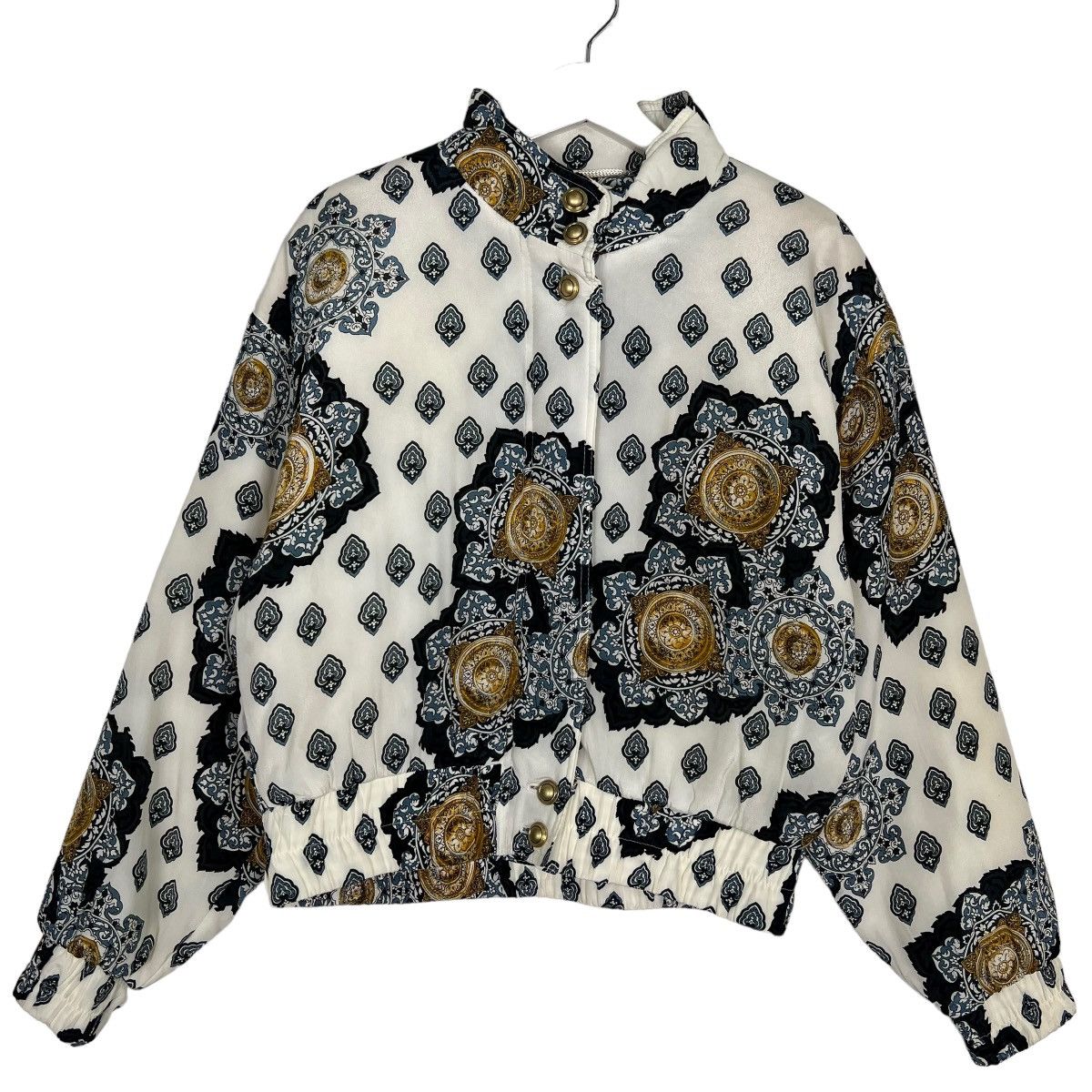 Vintage 🔥 DINO VALIANO STUDIO SILK LUXURY JACKET Size US M / EU 48-50 / 2 - 1 Thumbnail