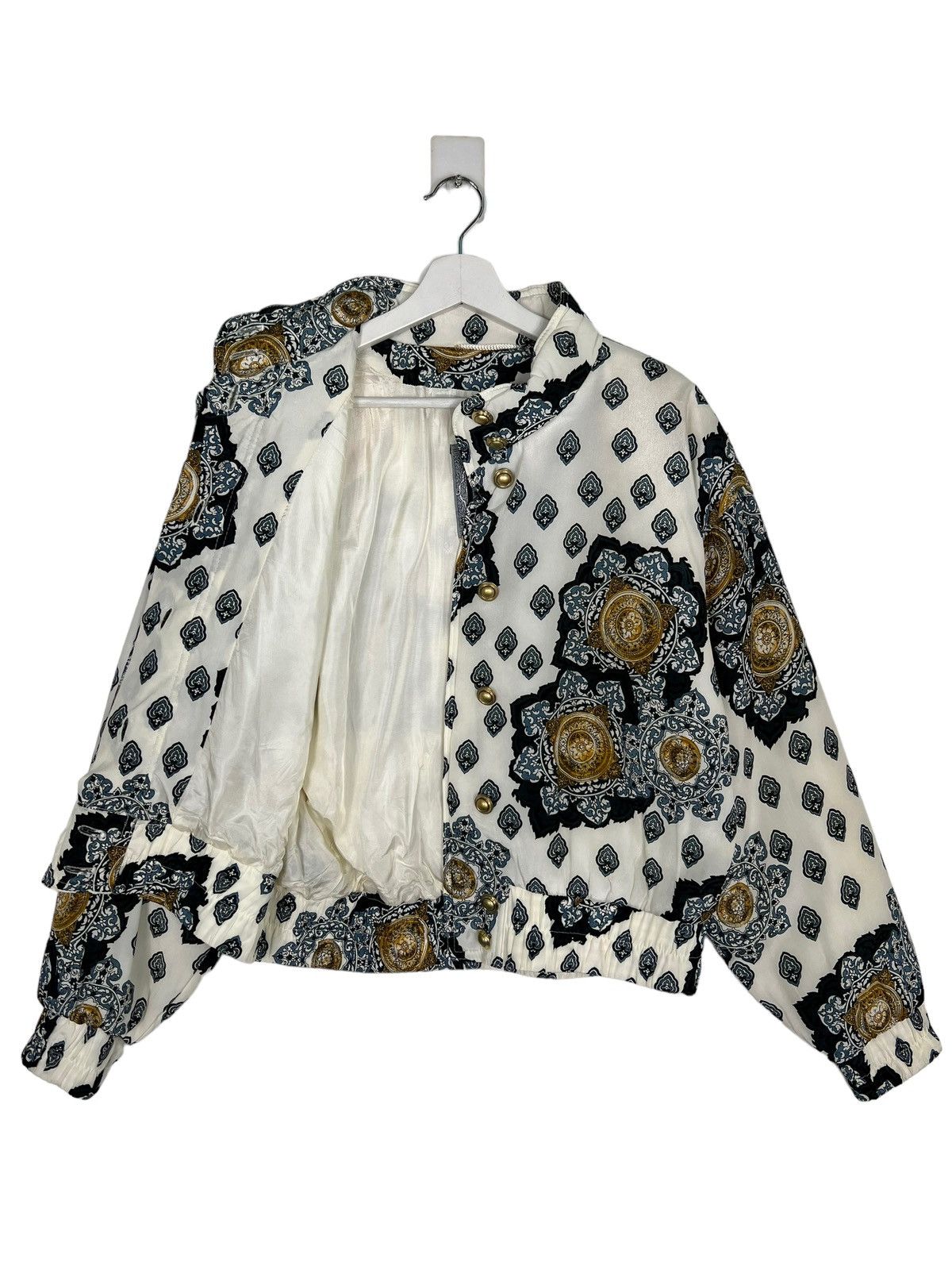 Vintage 🔥 DINO VALIANO STUDIO SILK LUXURY JACKET Size US M / EU 48-50 / 2 - 6 Thumbnail