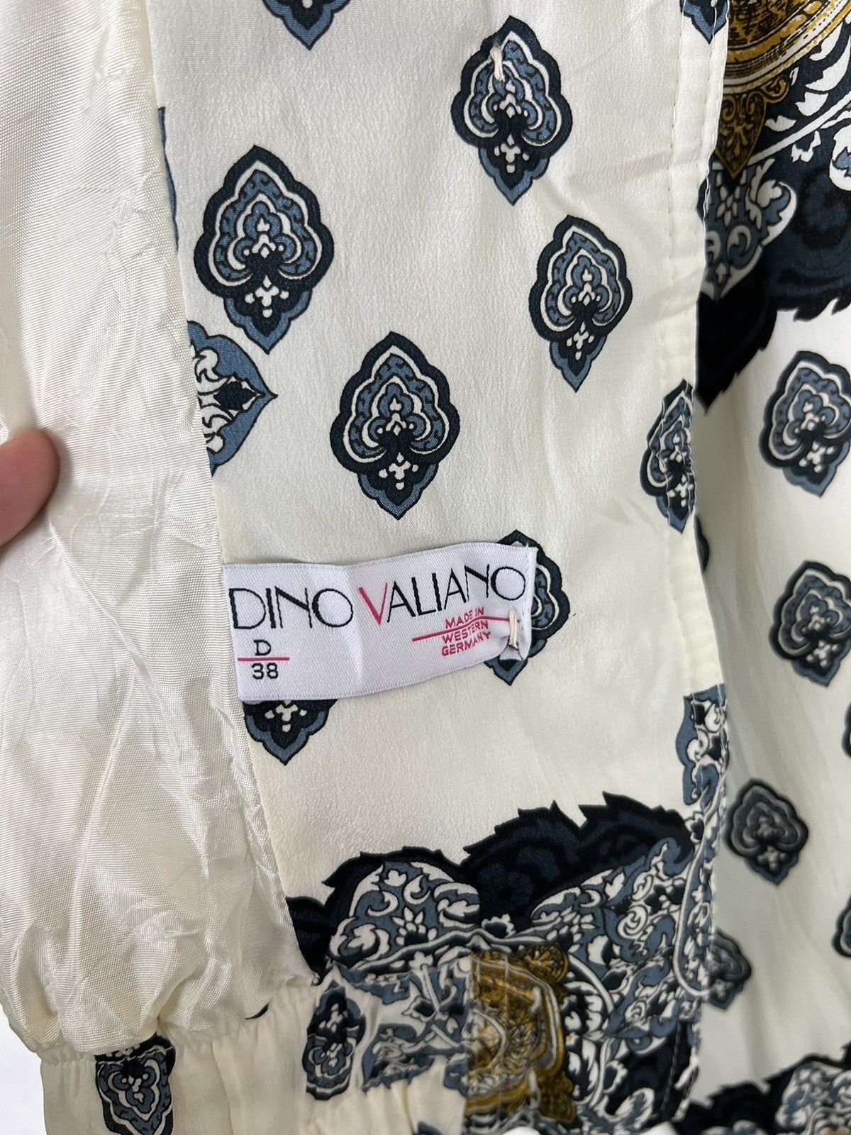 Vintage 🔥 DINO VALIANO STUDIO SILK LUXURY JACKET Size US M / EU 48-50 / 2 - 13 Thumbnail
